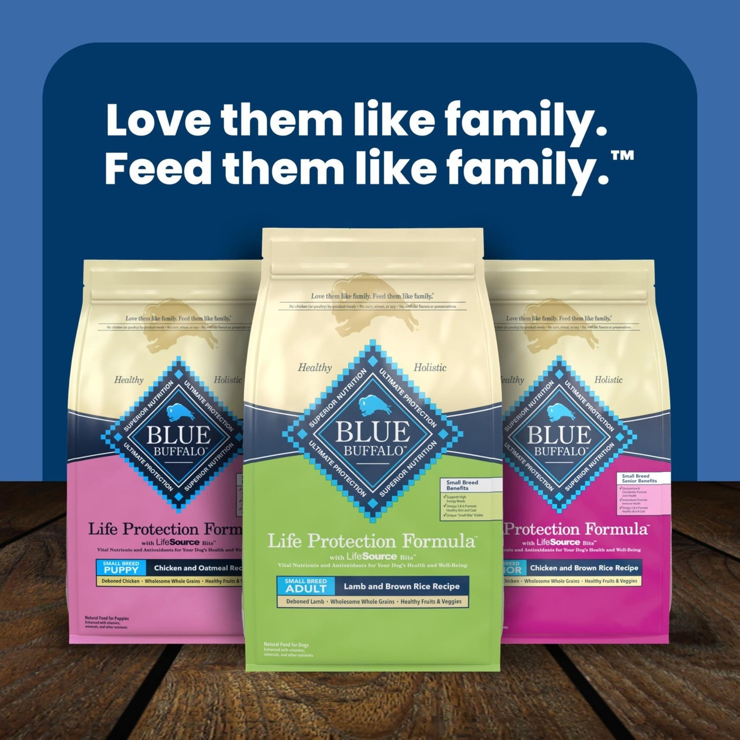 Lamb Small Breed Dry Dog Food   Life Protection Formula, 15 lb Bag, Healthy Nutr8