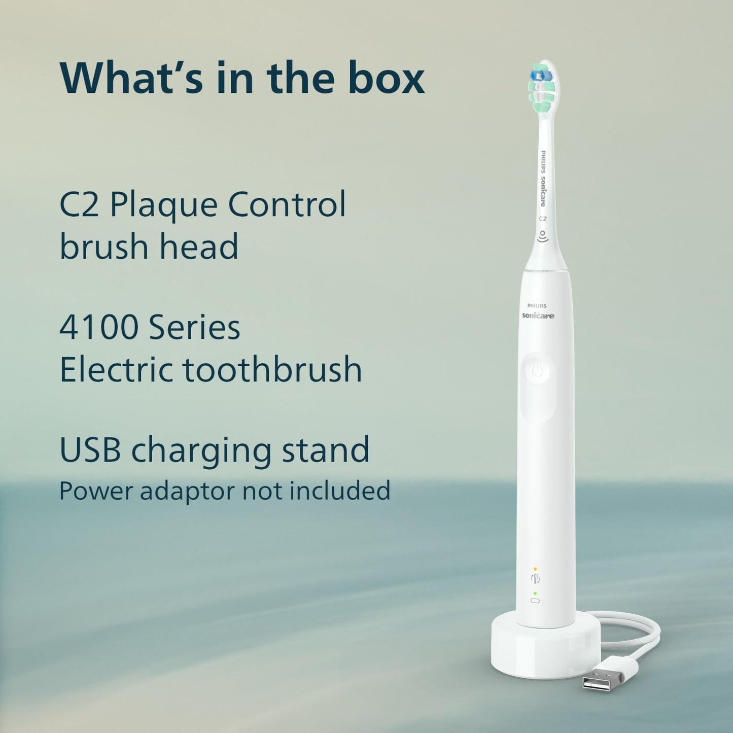 Rechargeable Electric Toothbrush, 700% Plaque Removal, Pressure Sensor, 2 Settin7