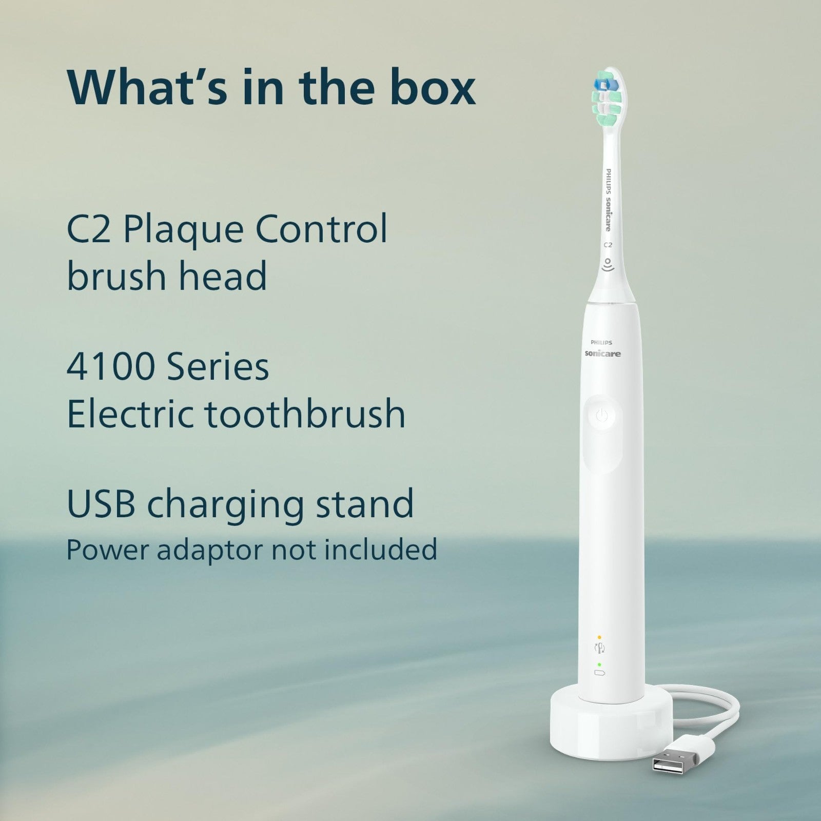 Rechargeable Electric Toothbrush, 700% Plaque Removal, Pressure Sensor, 2 Settin7