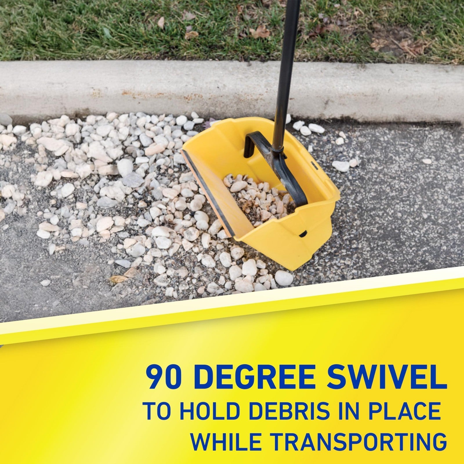 Jumbo Dustpan with Handle - Heavy-Duty Debris Pan for Industrial Cleaning, Trash3