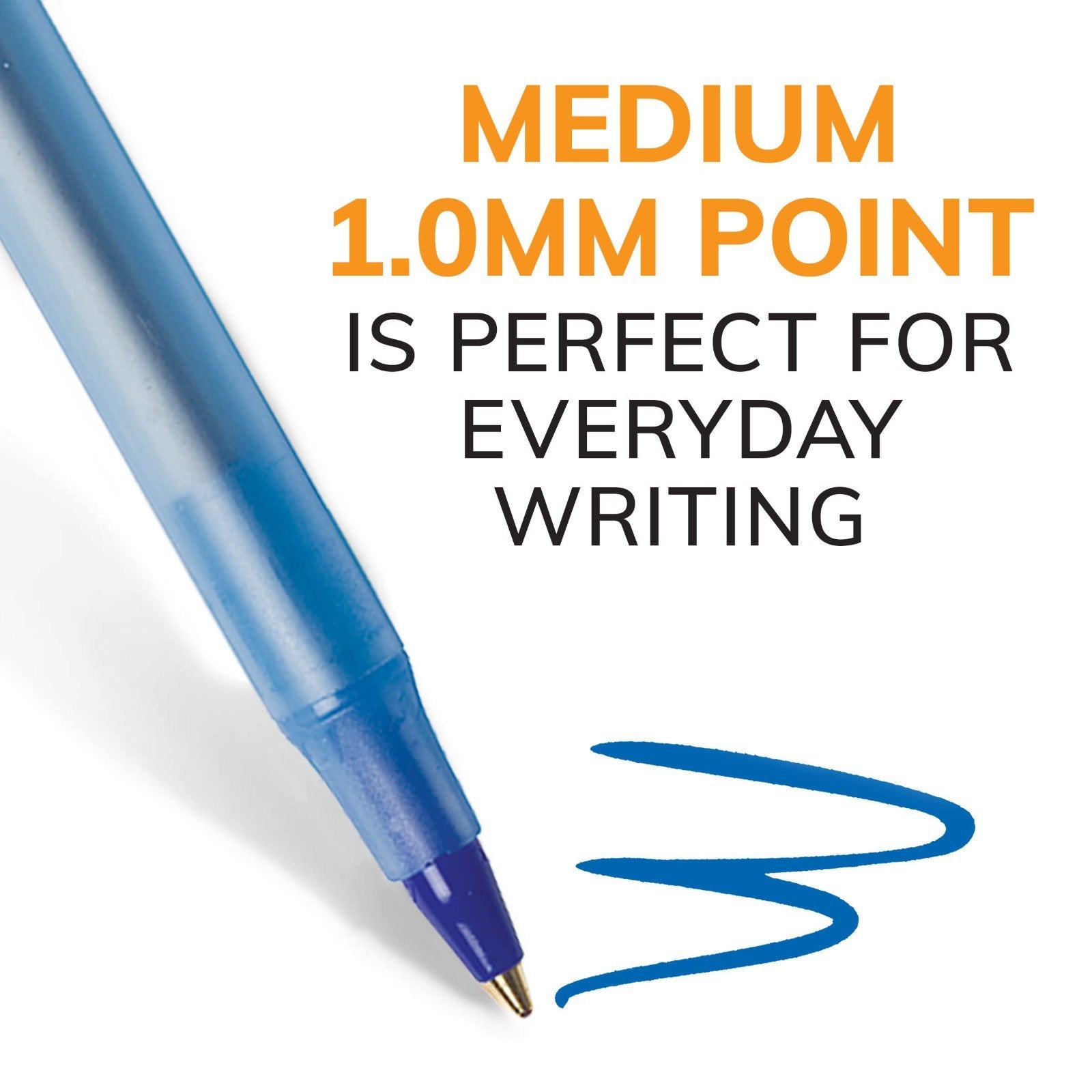 Xtra Life Ballpoint Pens, 1.0mm Medium Point, Blue Ink, 120 Count, Smooth Writin5