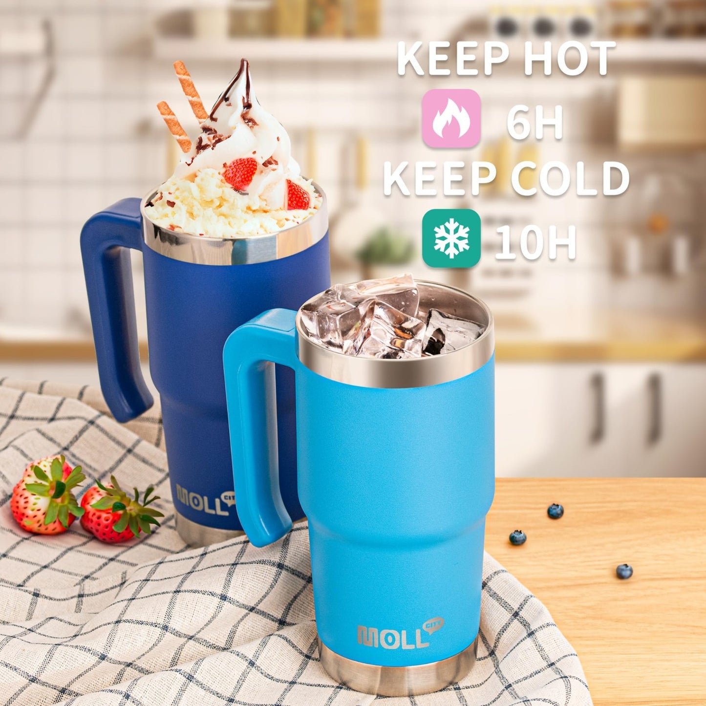 Optimized eBay Title:  16 oz Stainless Steel Insulated Tumbler with Lid & Straw3