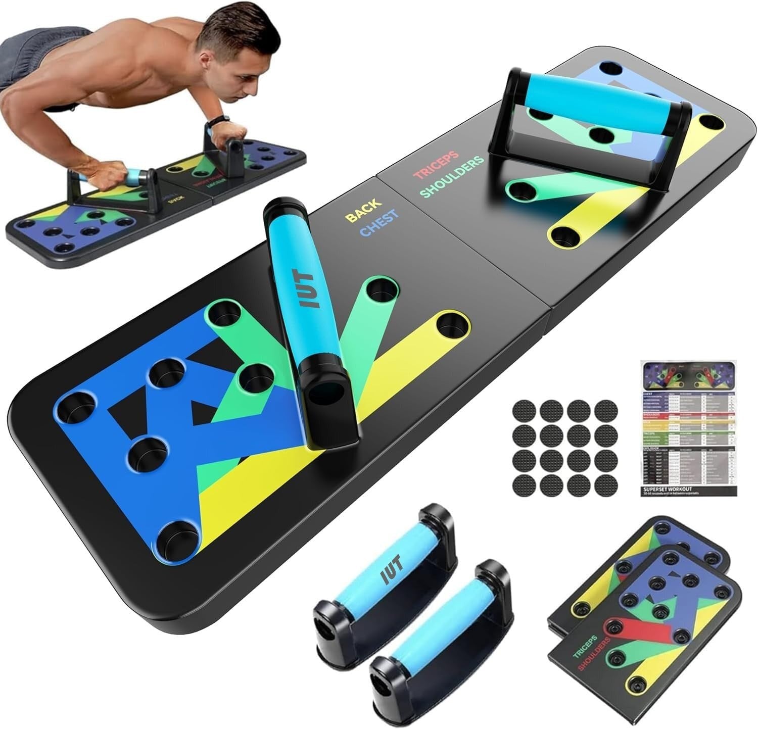 15 in 1 Multi Functional Push Up Board   Home Workout Equipment for Chest & Musc1
