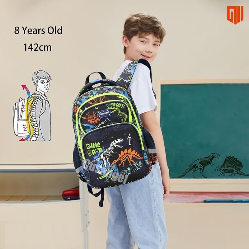 Dinosaur Backpack Set for Kids   3Pcs with Lunch Box & Pencil Case, Perfect Gift5