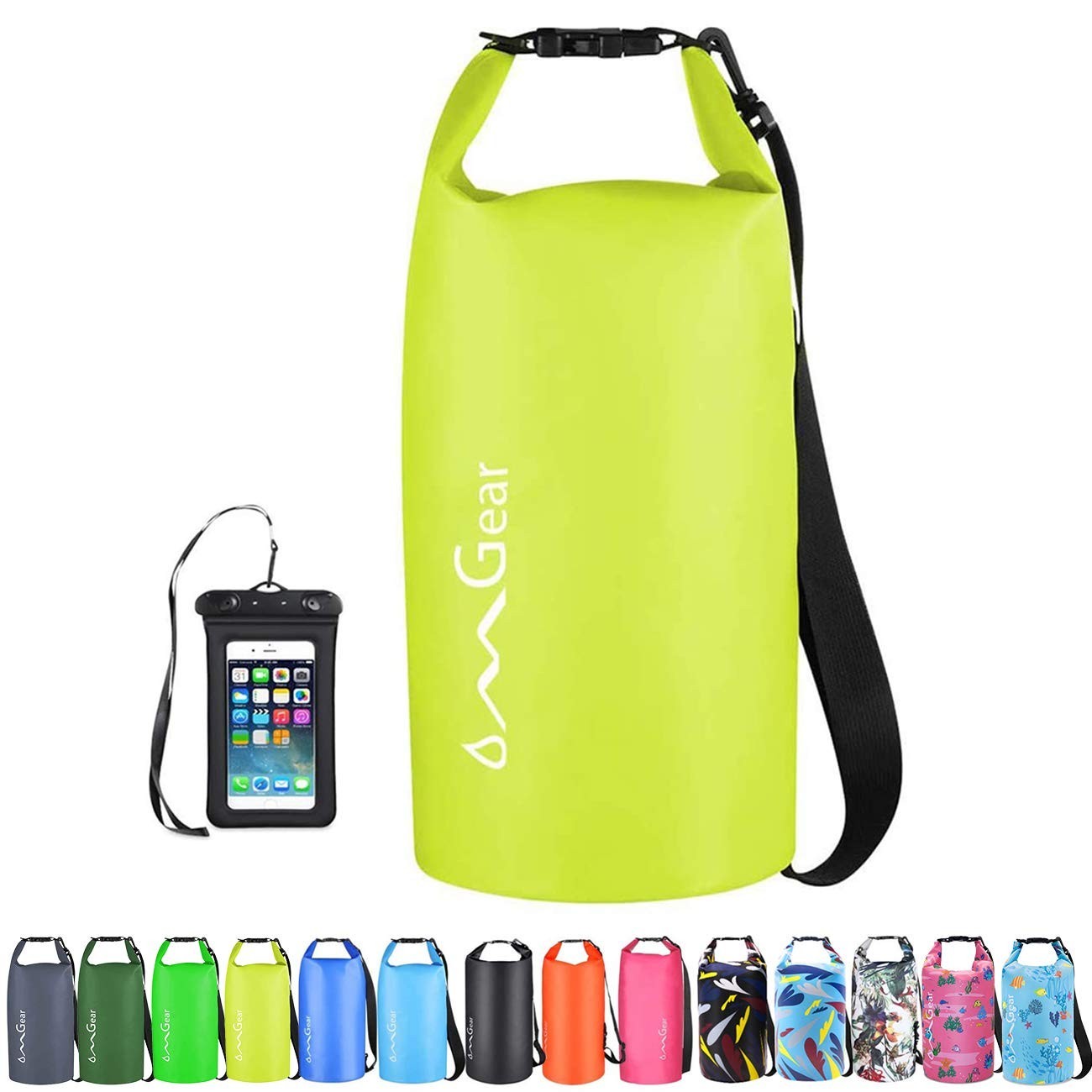 Waterproof Dry Bag Backpack 40L/30L/20L/10L/5L - Floating Sack for Kayaking & Ou1