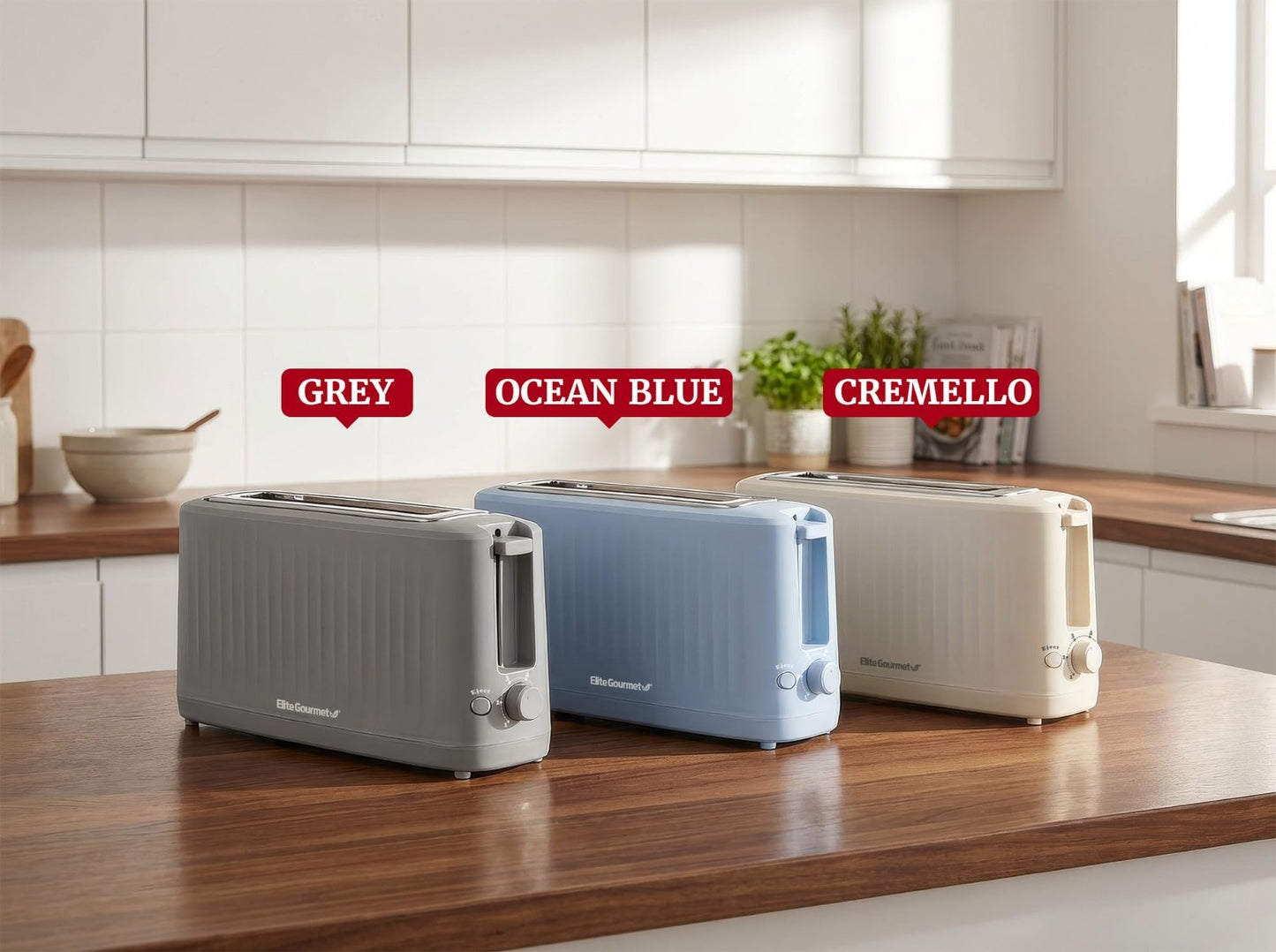 2-Slice Long Slot Toaster with Cool-Touch Body, 6 Browning Levels, Extra-Wide Sl2