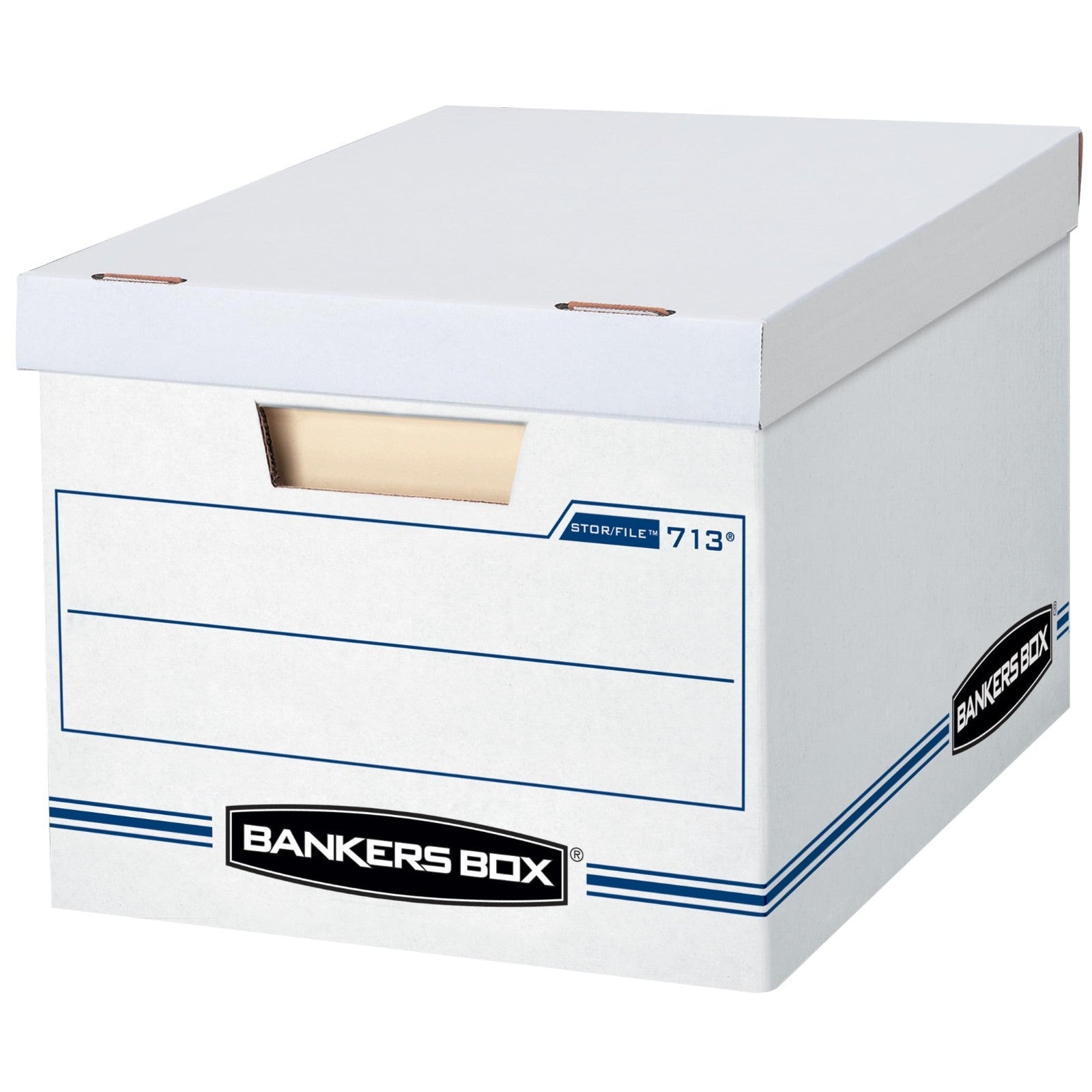 12 Pack File Storage Boxes with Lids, Letter/Legal Size, Durable & Stackable, Ea1