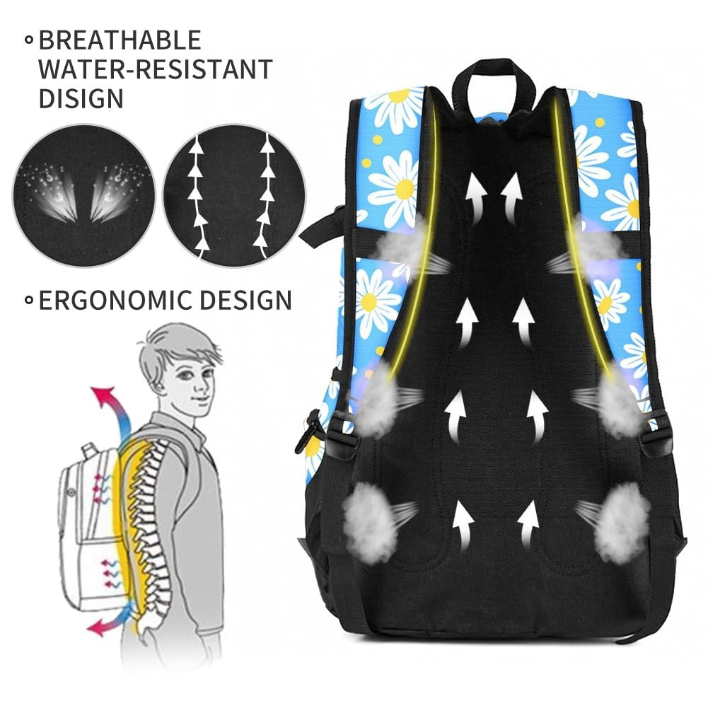 Lightweight School Backpack Travel Bag for Men & Women   College & Travel Use6