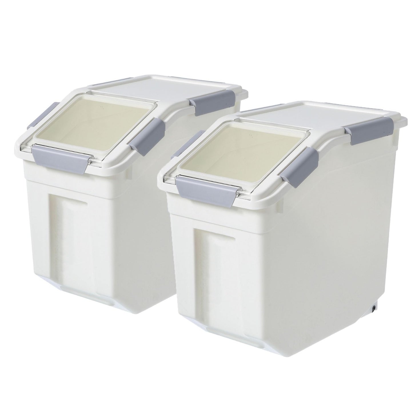 10L Rice Storage Container Set   BPA Free, 2 Count, for Grains, Pet Food & Flour1