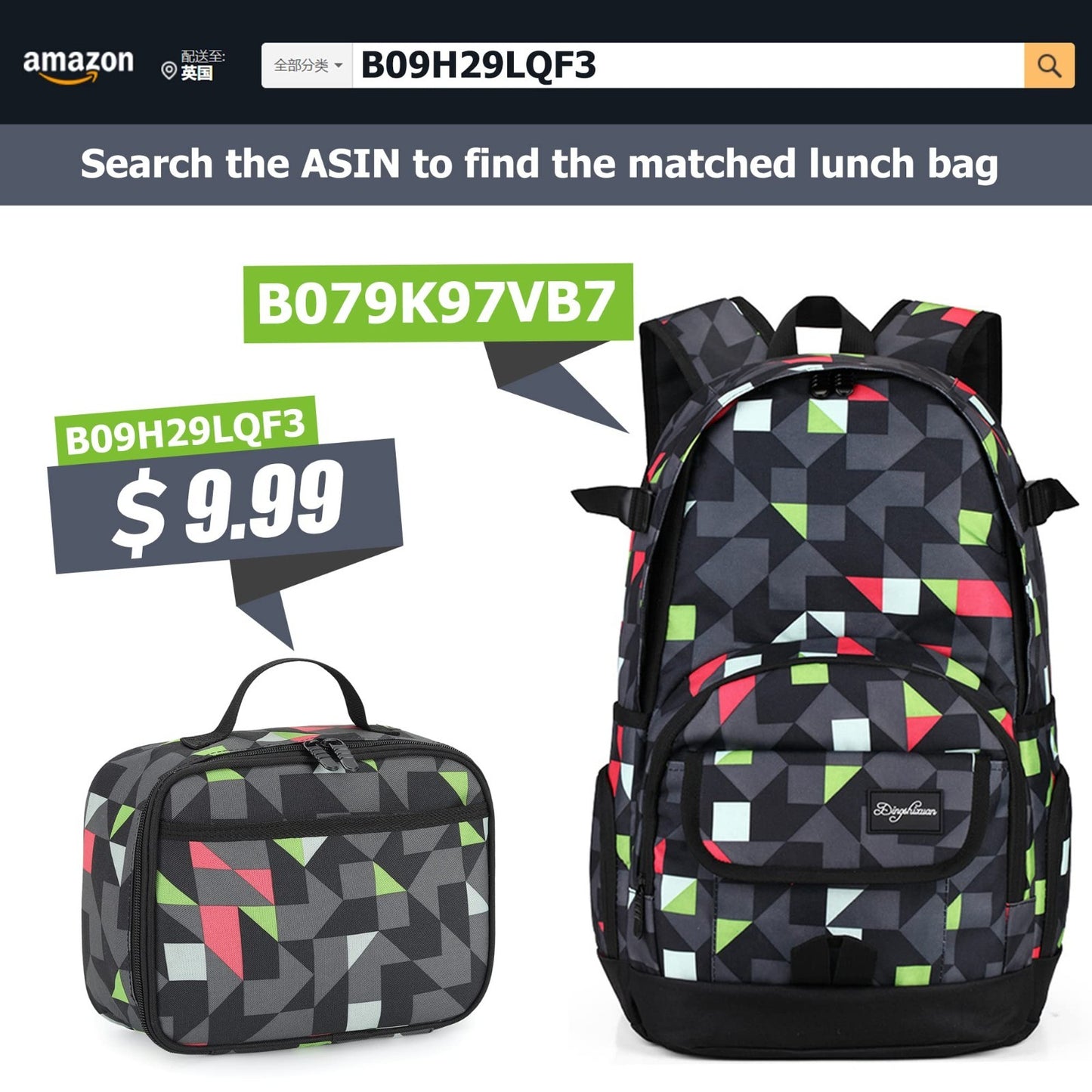 Lightweight School Backpack Travel Bag for Men & Women   College, Hiking, Daily5