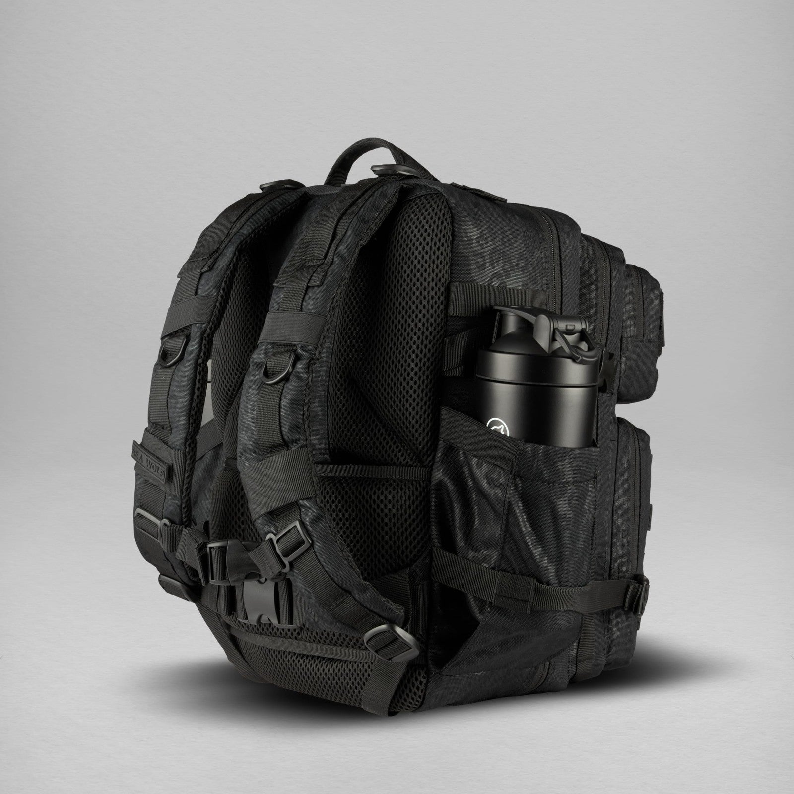 Durable 35L Waterproof Gym Backpack   1000D Oxford, MOLLE Webbing, Laptop Pocket5