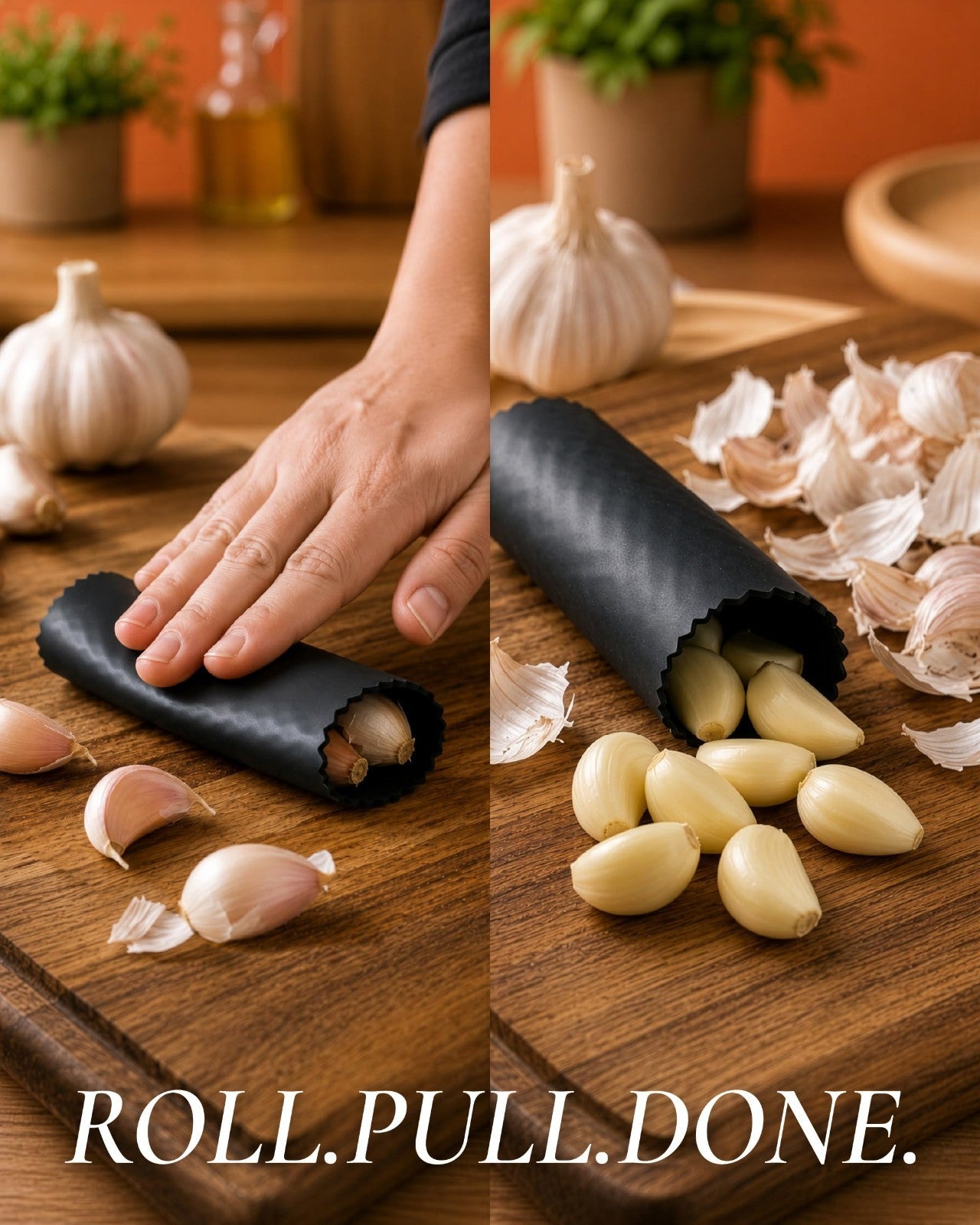 Premium Garlic Press Set   Rust Proof Mincer Tool, Easy Squeeze, Ergonomic Handl7