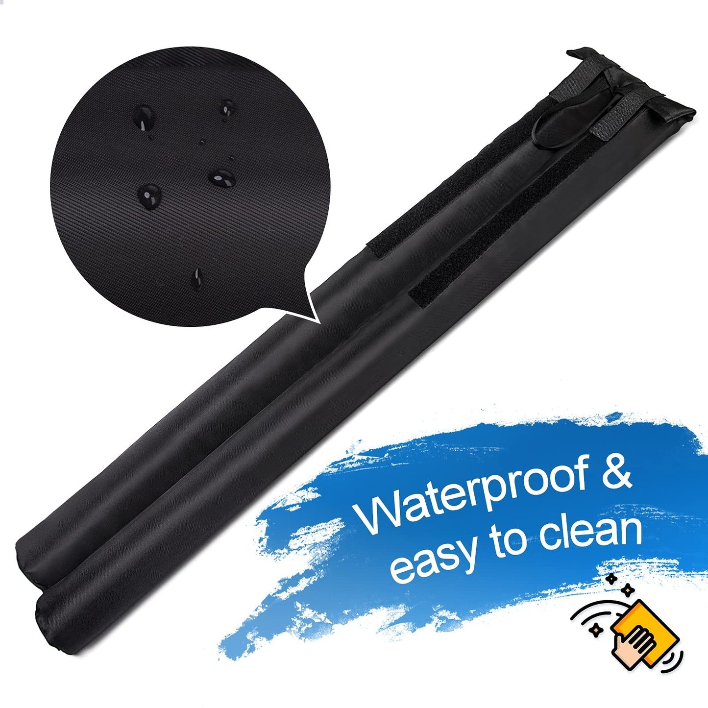 Twin Door Draft Blocker Seal 38"   Adjustable Under Door Gap Filler & Noise Stop7