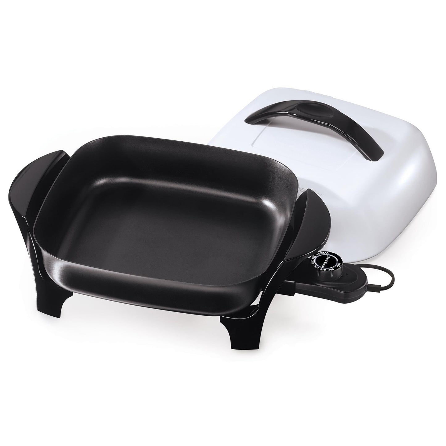 11-Inch Electric Skillet Non-Stick Cooking Pan, Adjustable Temperature, Easy Cle5