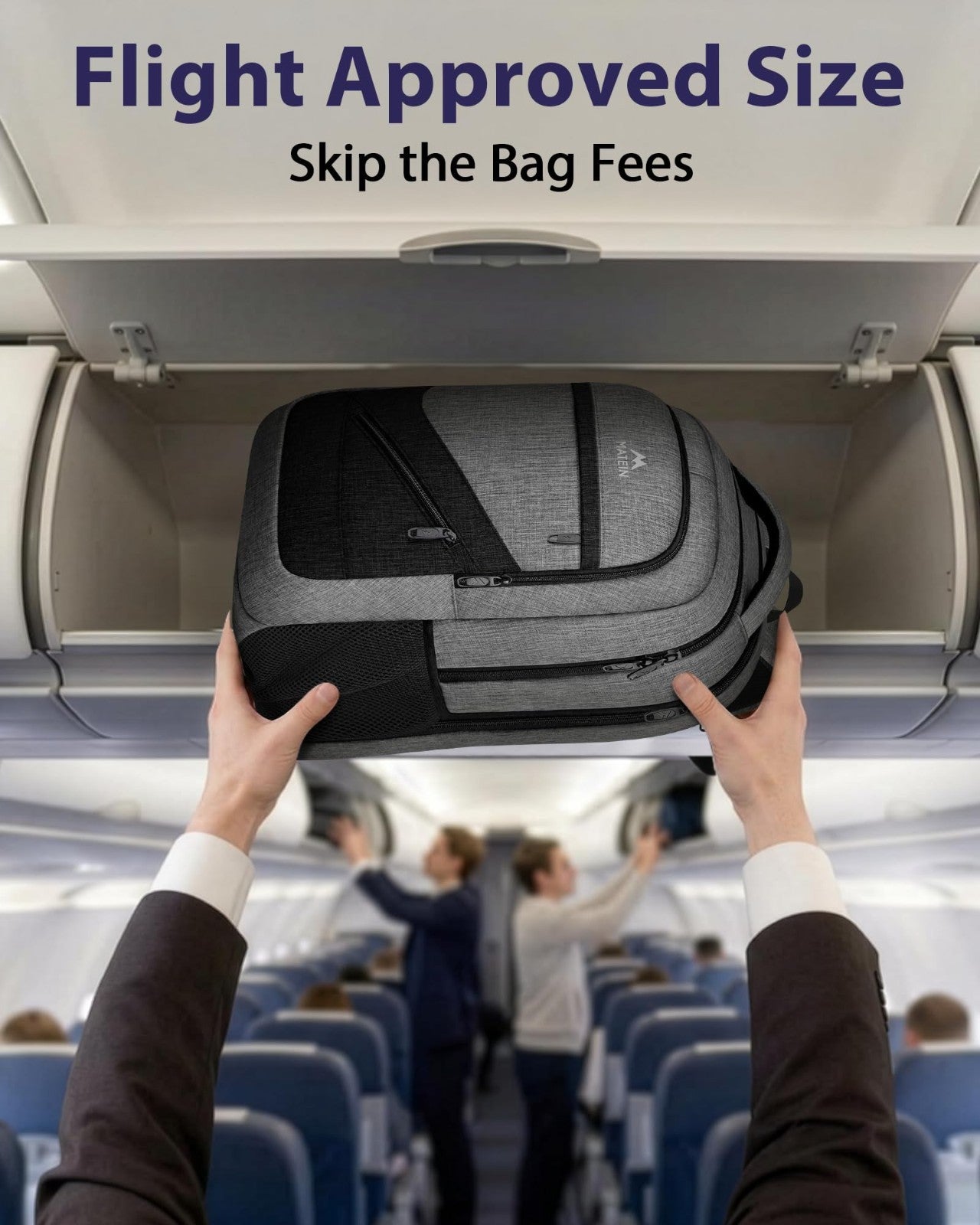 Spacious Laptop Backpack for Work & Travel, TSA Friendly Carry On Bag for Men4