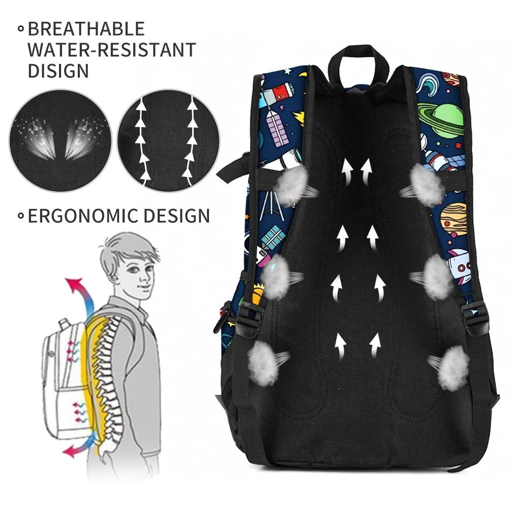 Lightweight School Backpack Travel Bag for Men & Women   College & Travel Use3