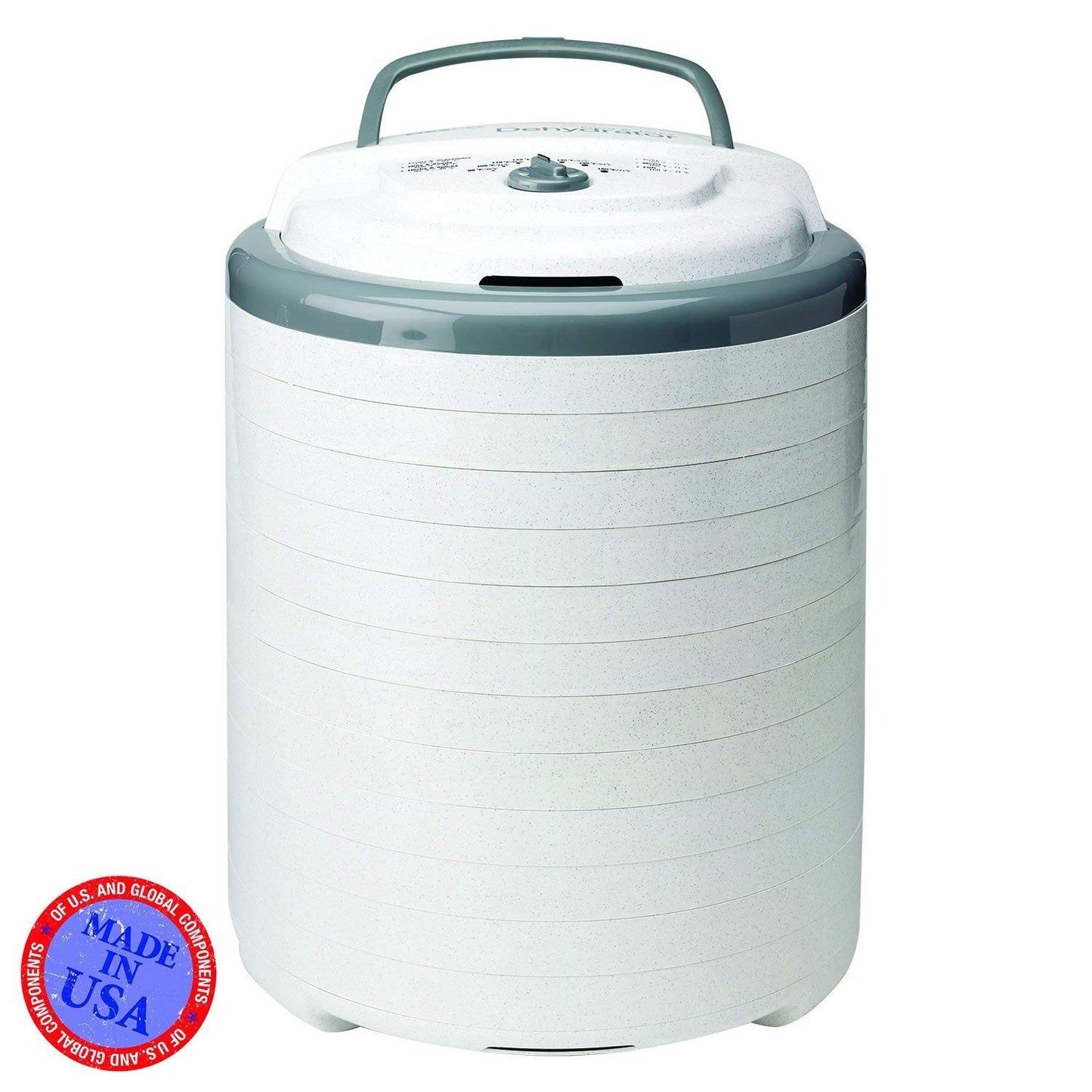 Food Dehydrator for Snacks, Fruit, Beef Jerky - Adjustable Temperature, Gray4