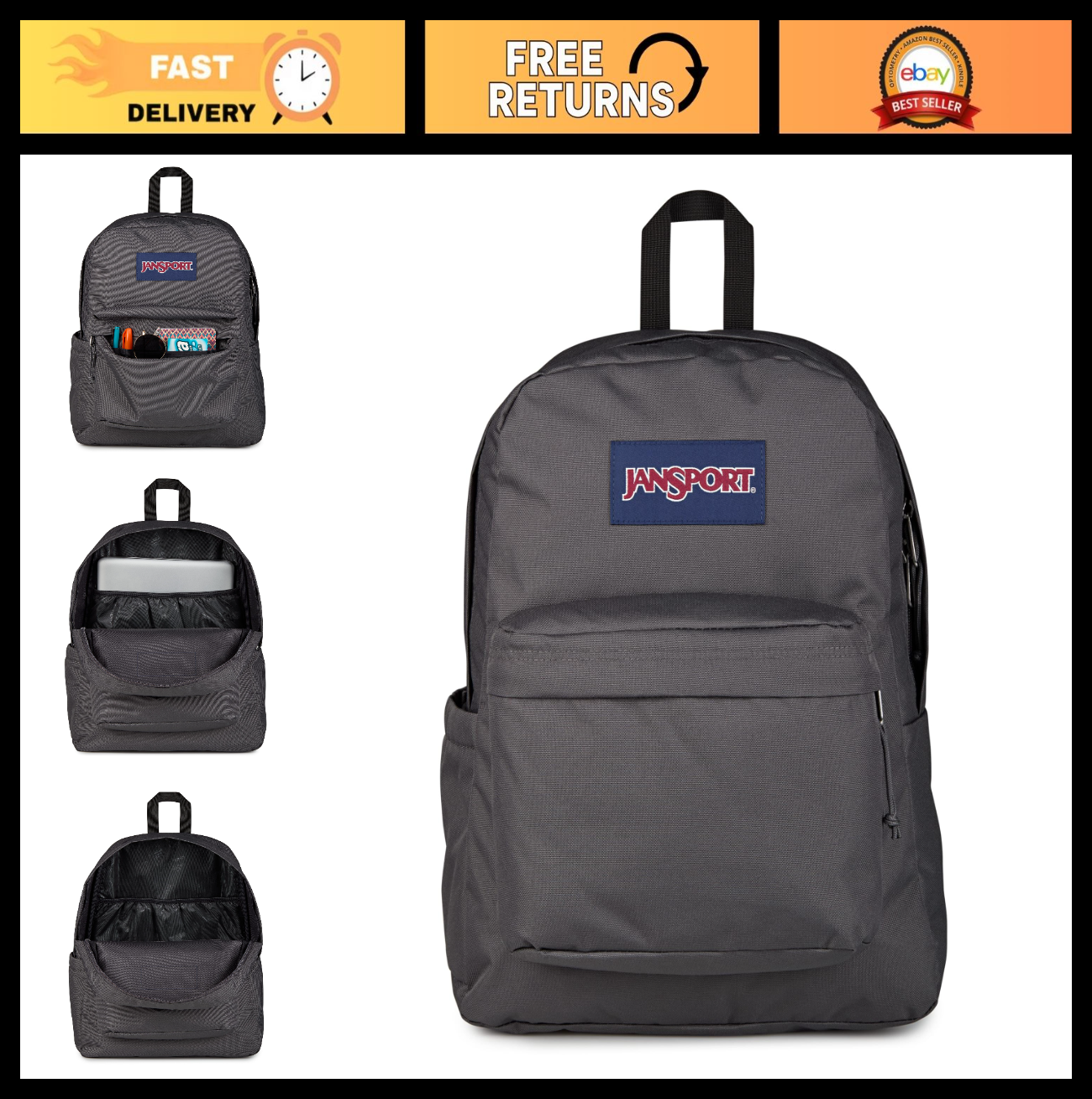Durable Lightweight Backpack for School, Travel, Hiking   Multiple Colors Availa0