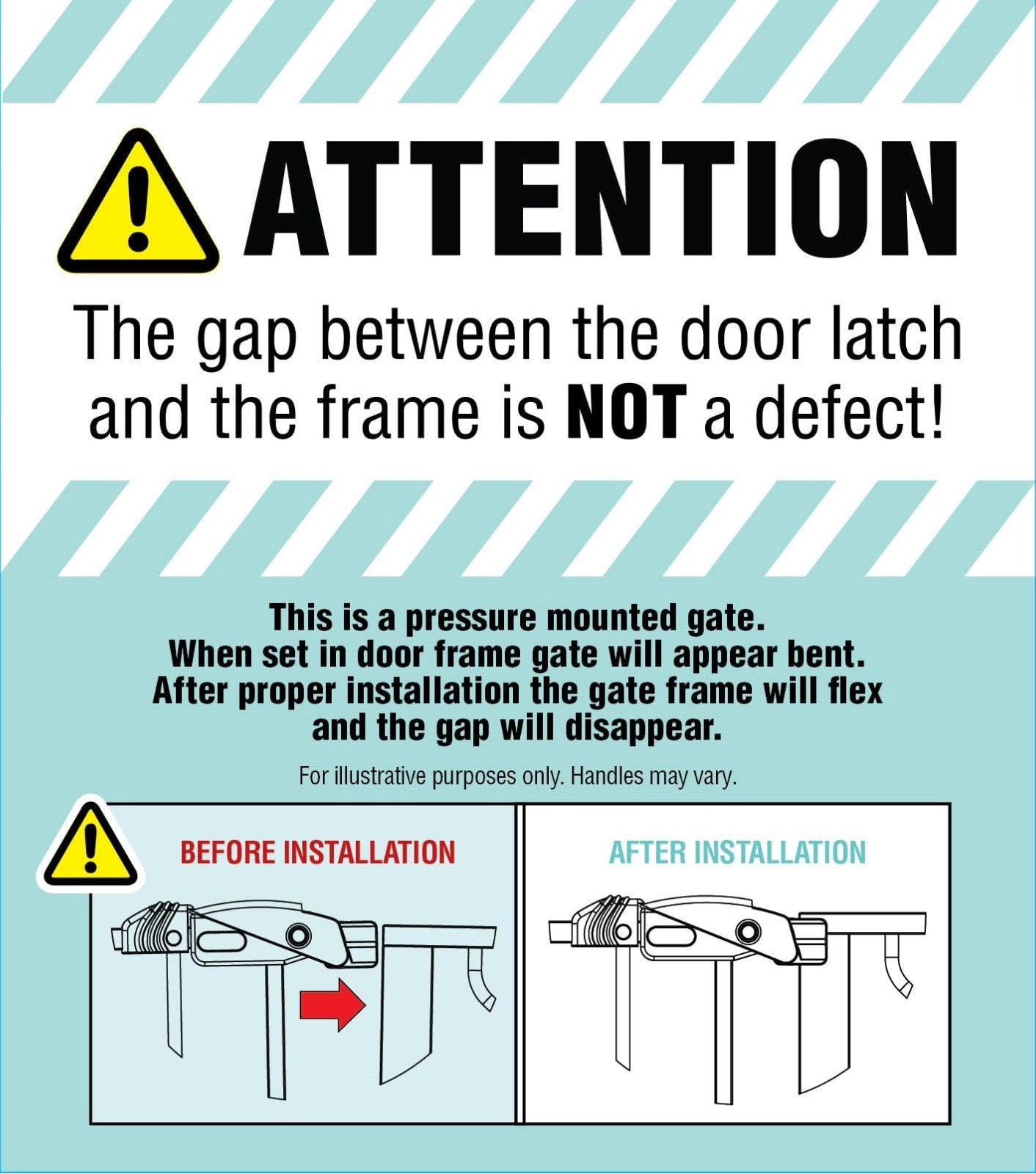 Adjustable 29" 38.5" Baby Gate for Stairs & Doorways   Easy Step Safety Barrier8