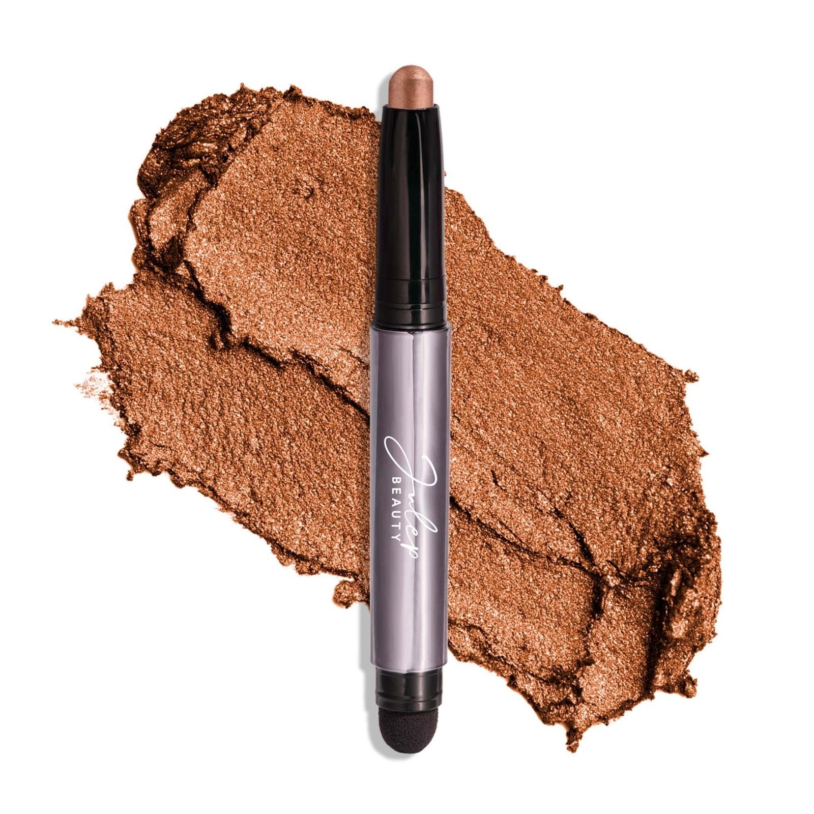Crème-to-Powder Eyeshadow Stick - Copper Shimmer, Long-Lasting, Easy Application1