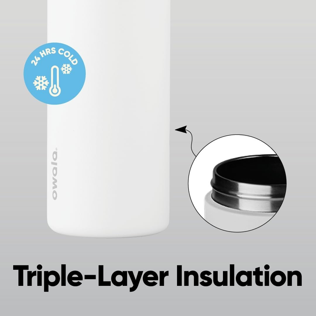 Insulated Stainless Steel Water Bottle 32 Oz with Straw, BPA Free, Travel Friend5