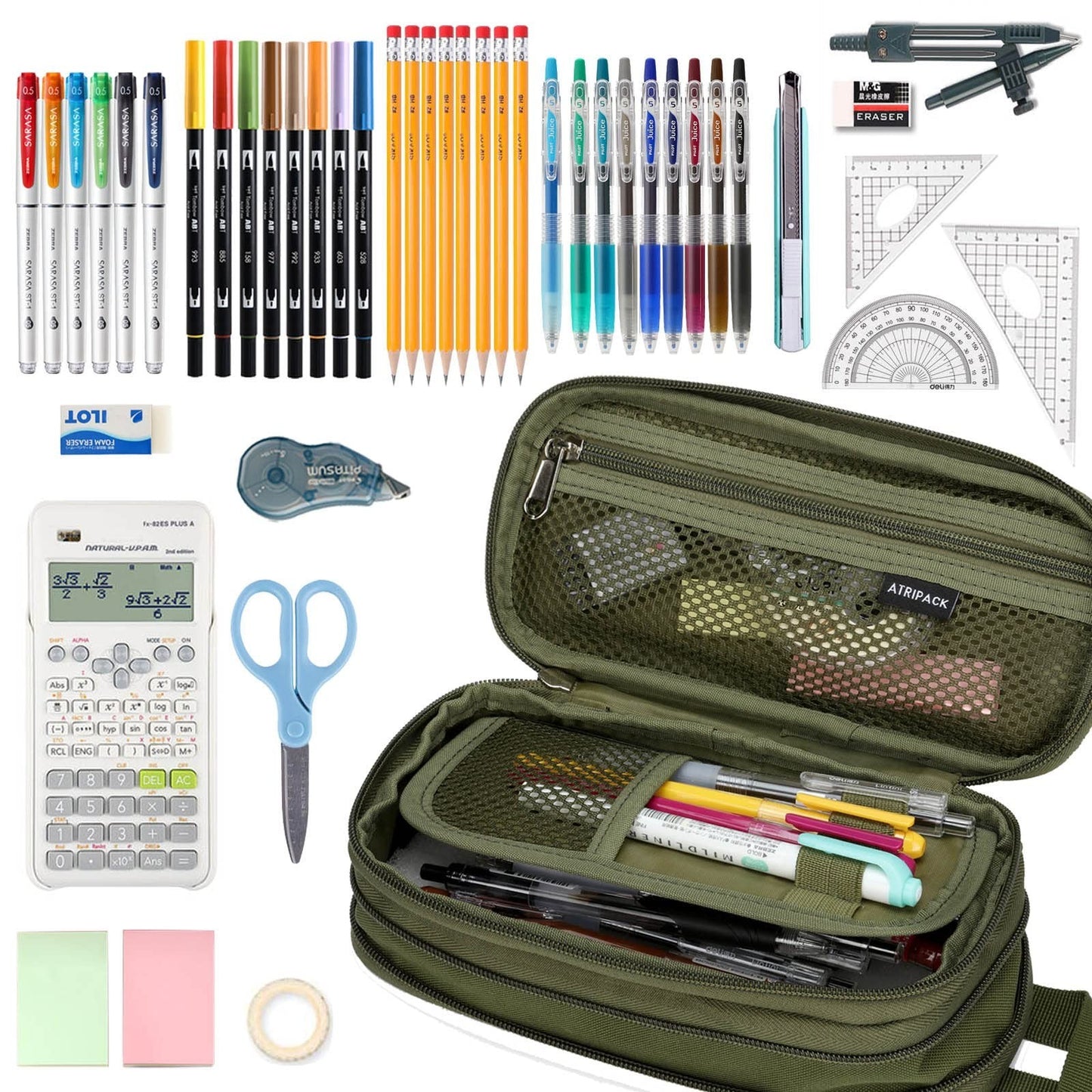 Large Capacity Pencil Case   Tactical Storage Pouch for Markers & Tools   School4