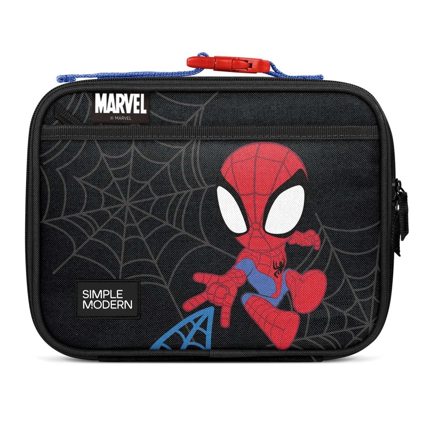 Insulated Kids Lunch Box & Bag for School | Fits Bento Containers | Spidey Desig1