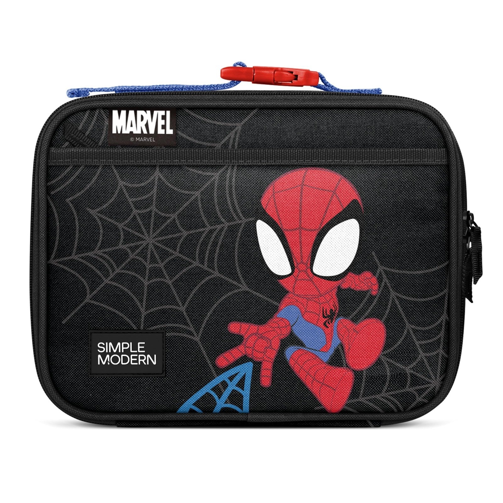 Insulated Kids Lunch Box & Bag for School | Fits Bento Containers | Spidey Desig1