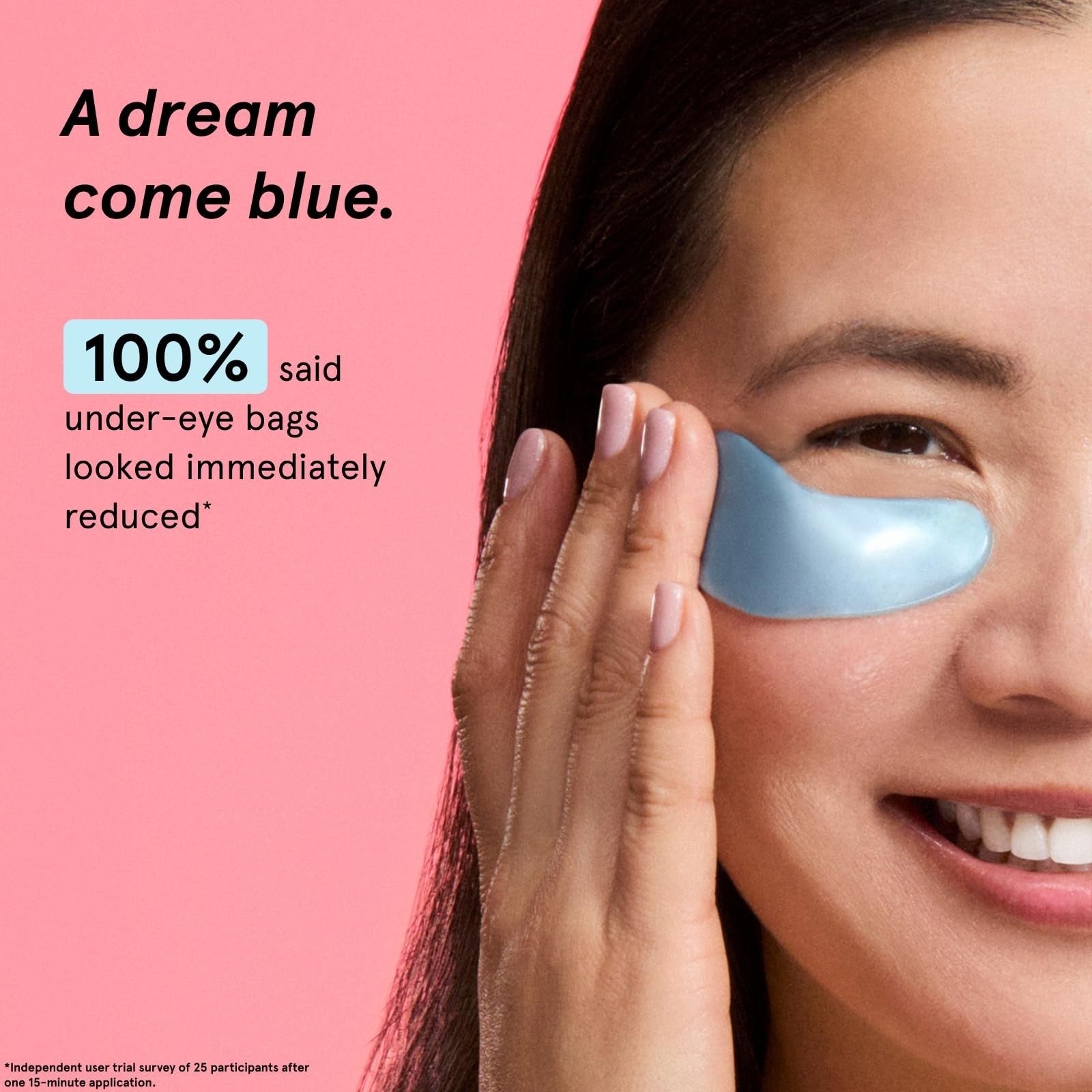 Under Eye Mask Gel Patches - Reduce Dark Circles, Puffiness & Wrinkles, 6 Pairs,2