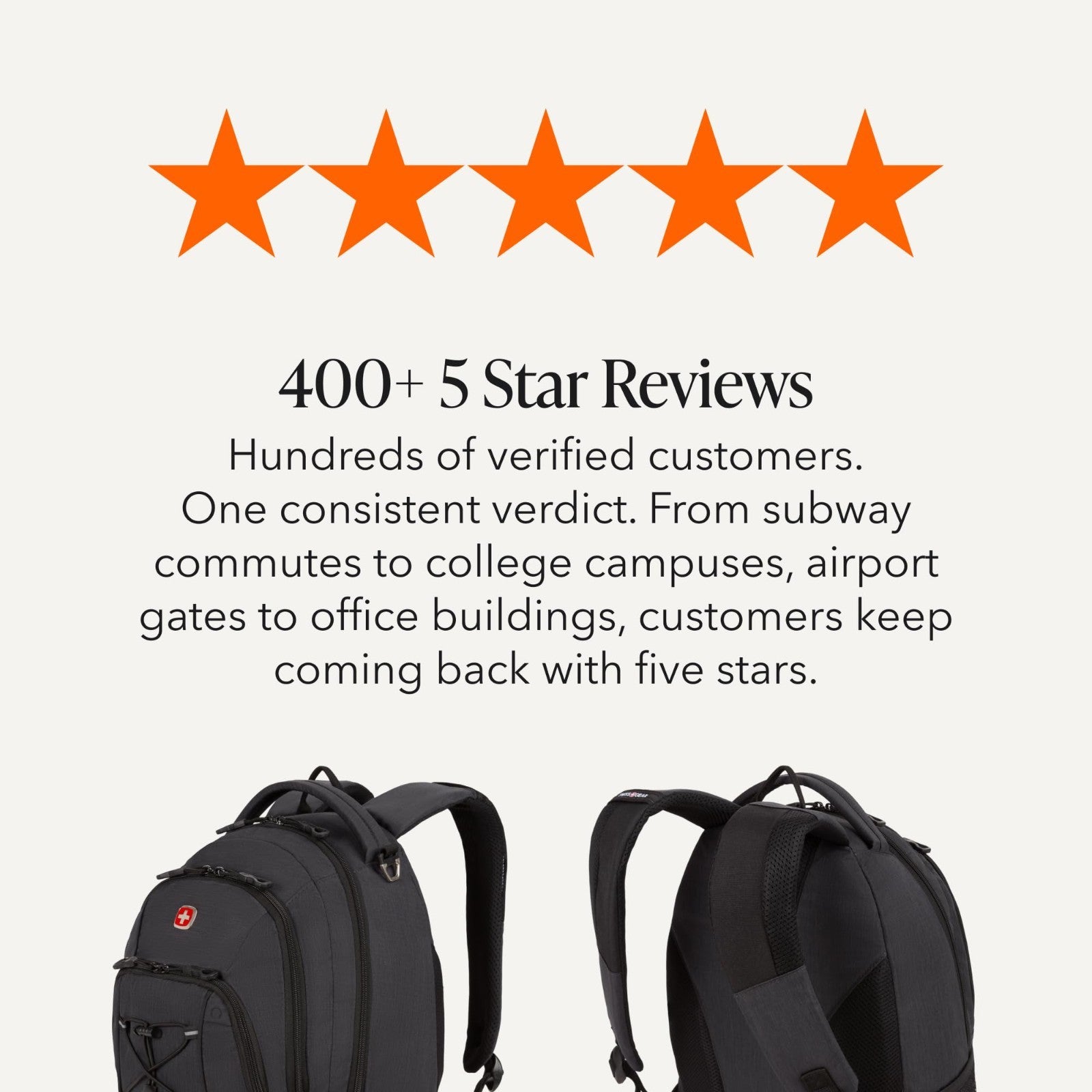 Bungee Core Laptop Backpack for 13" Laptops, Airflow Back Panel, Reflective Acce6