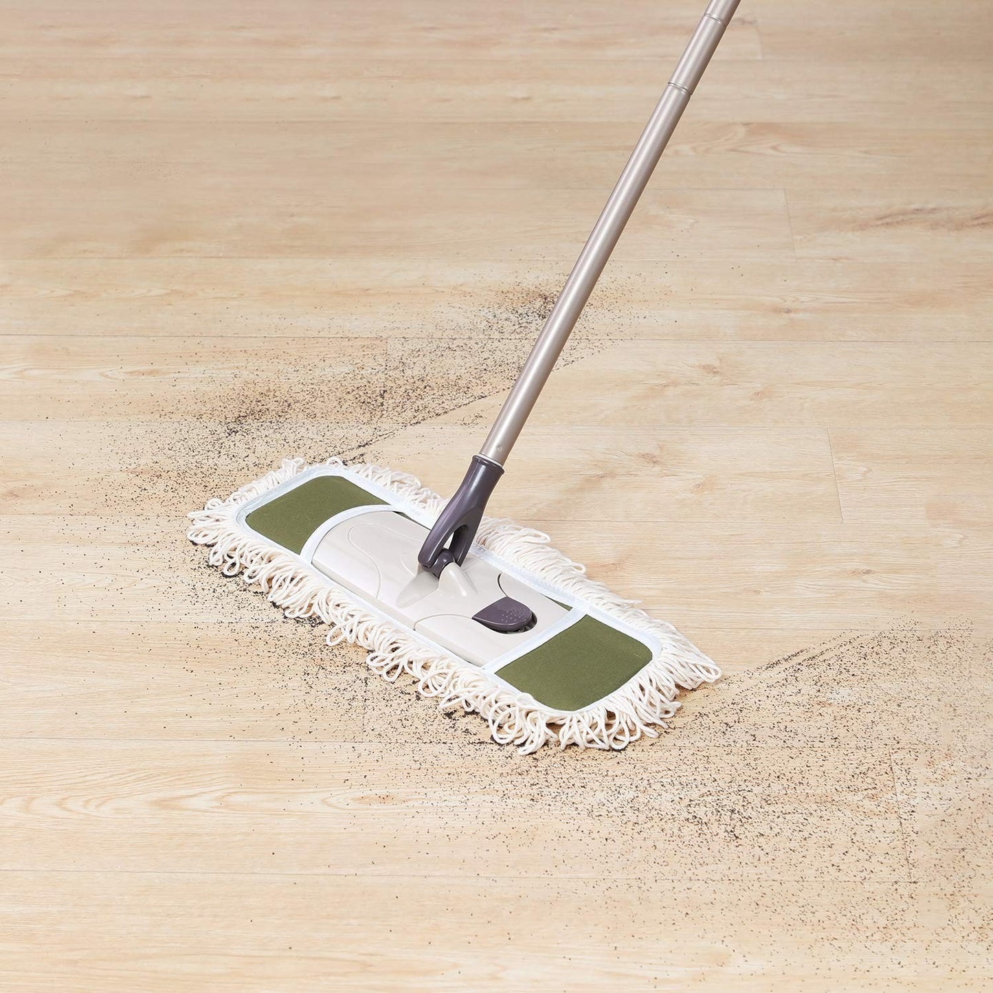 Microfiber Dust Mop with 2 Pads - Quick Swap for Home & Commercial Cleaning2