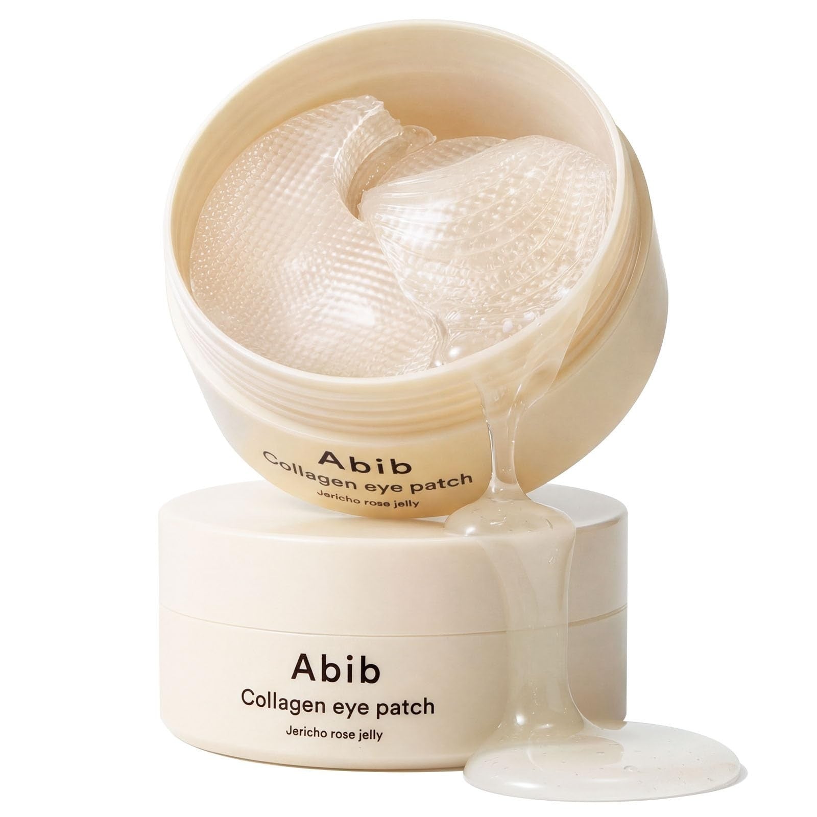 Vegan Collagen Eye Patches for Wrinkles & Fine Lines, Jericho Rose Jelly, 60 Cou1