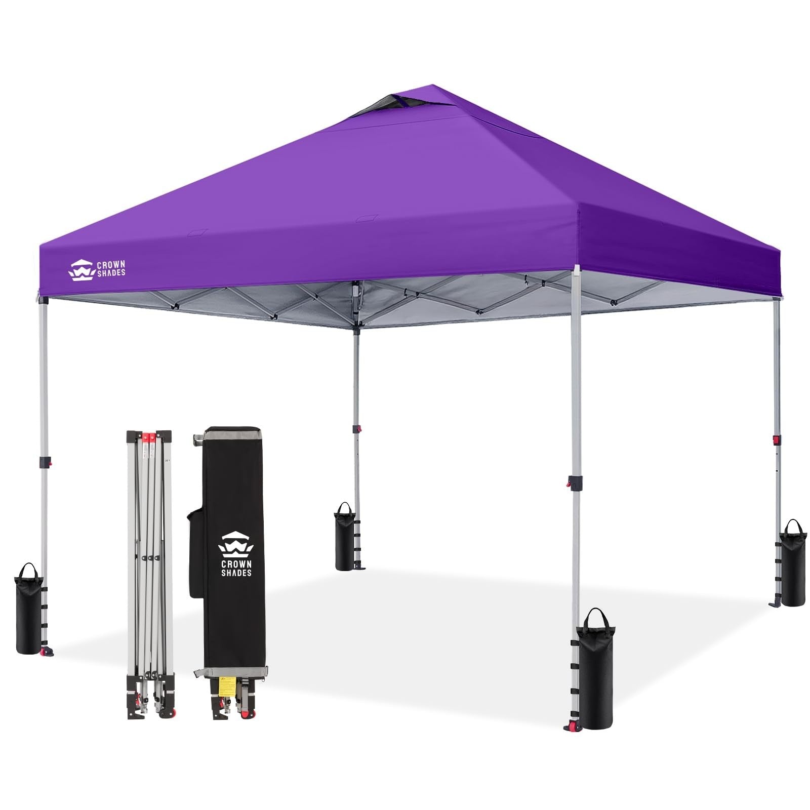 10x10 Pop Up Canopy Tent   Easy Setup Outdoor Sun Shade for Events, Parties, Cam1