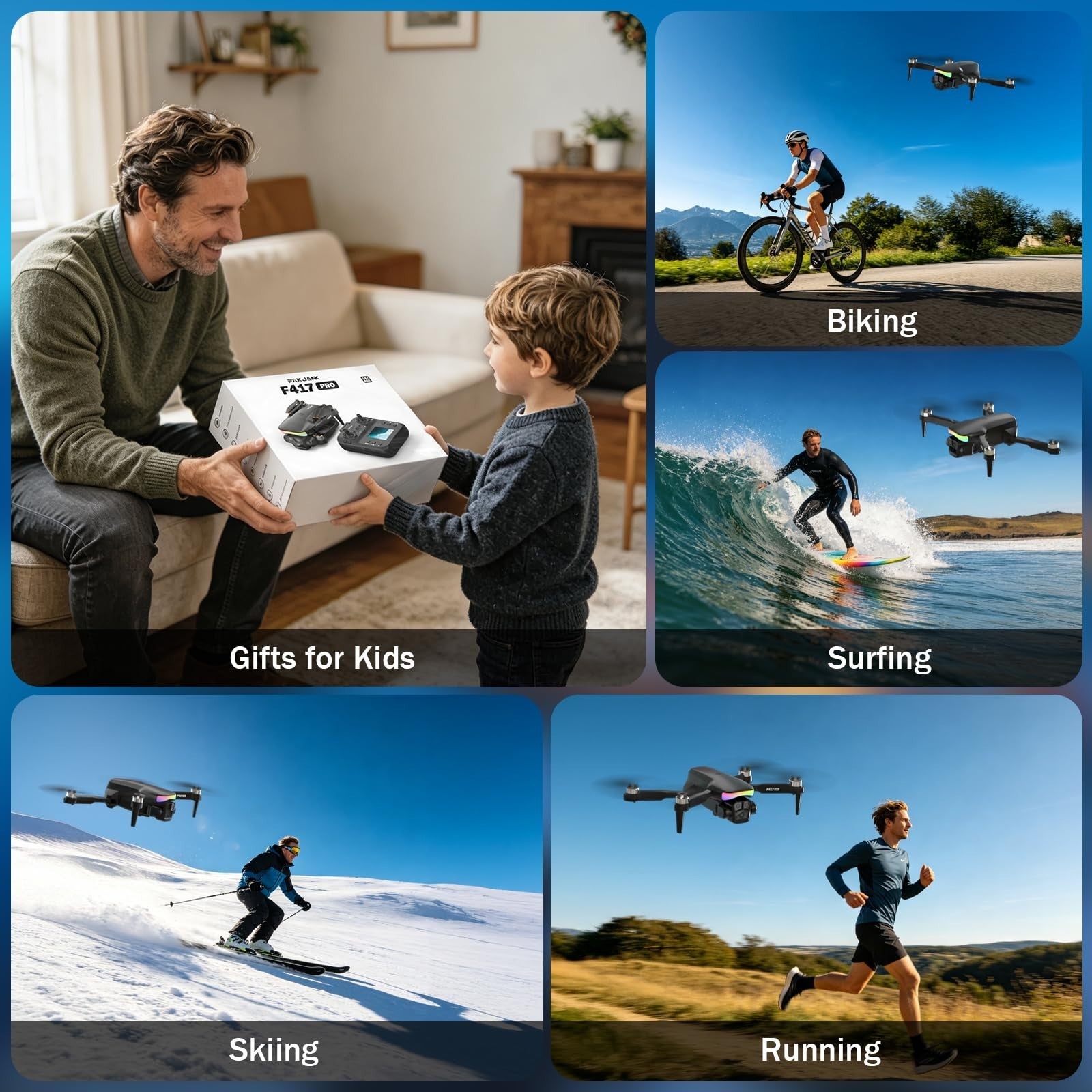 1080P Mini Drone with Camera for Kids & Adults, LED Lights, Dual Lens, Beginner7