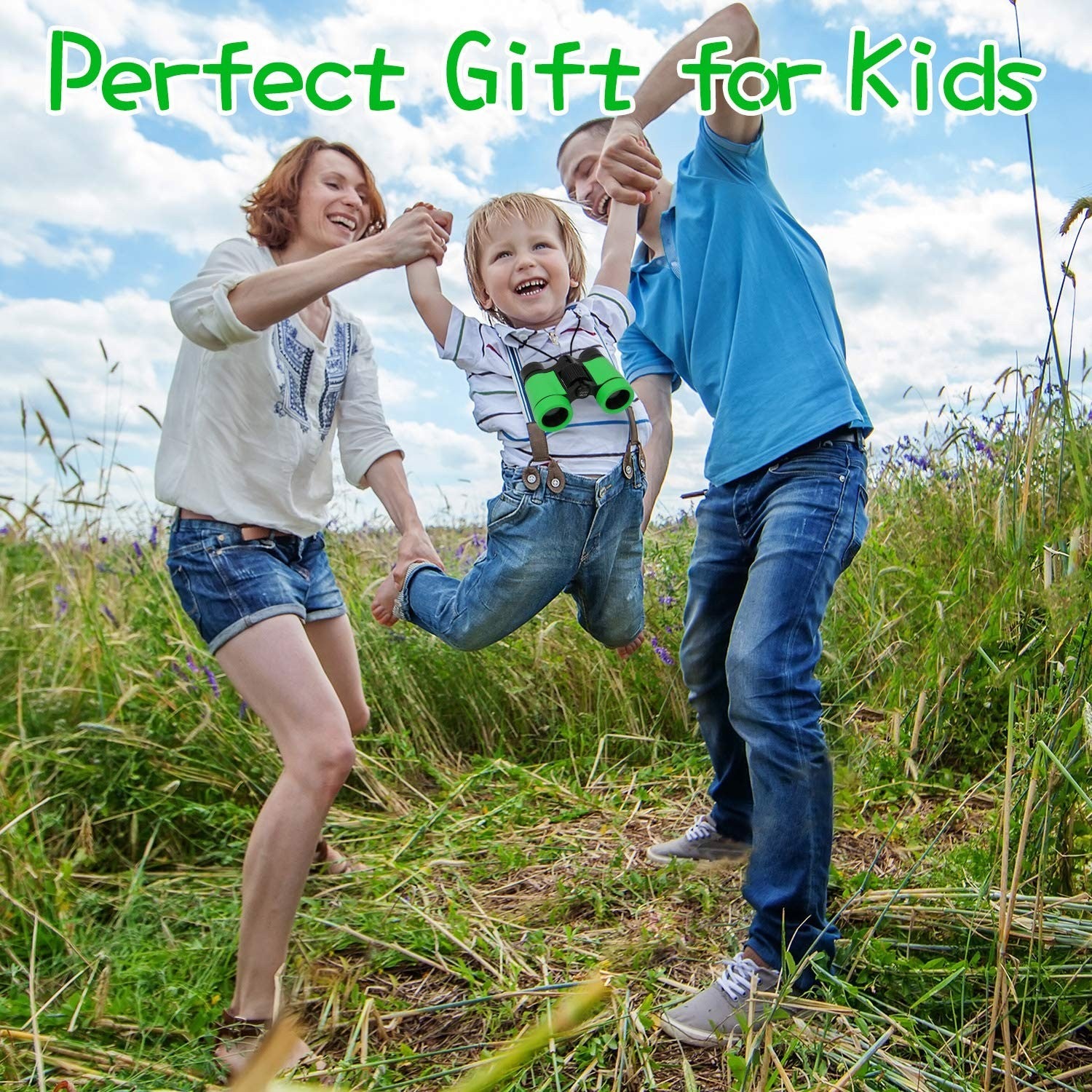 Kids Binoculars Set   Shockproof Toy for Ages 3 12, Bird Watching, Hiking, Gifts5