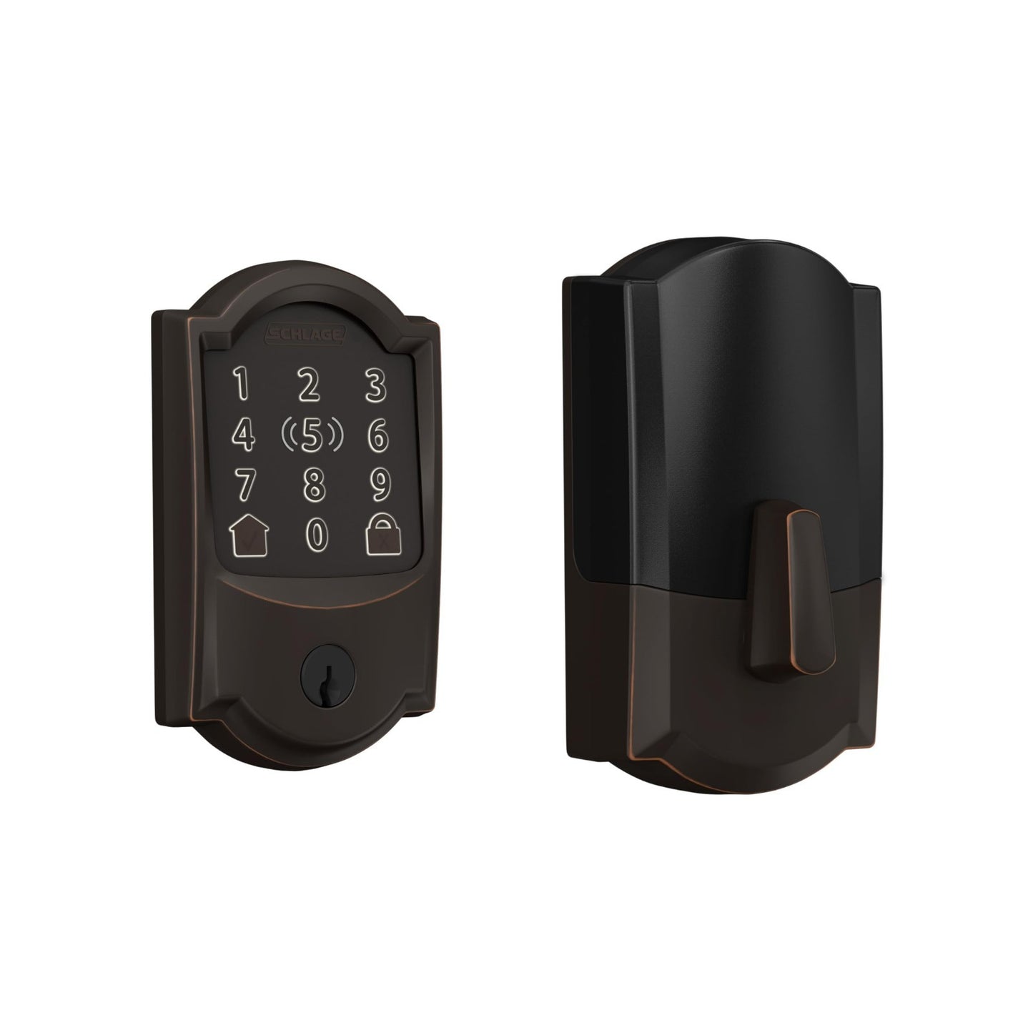 Smart WiFi Deadbolt Lock   Keyless Entry, Touchscreen, Apple Home, Alexa, Airbnb1