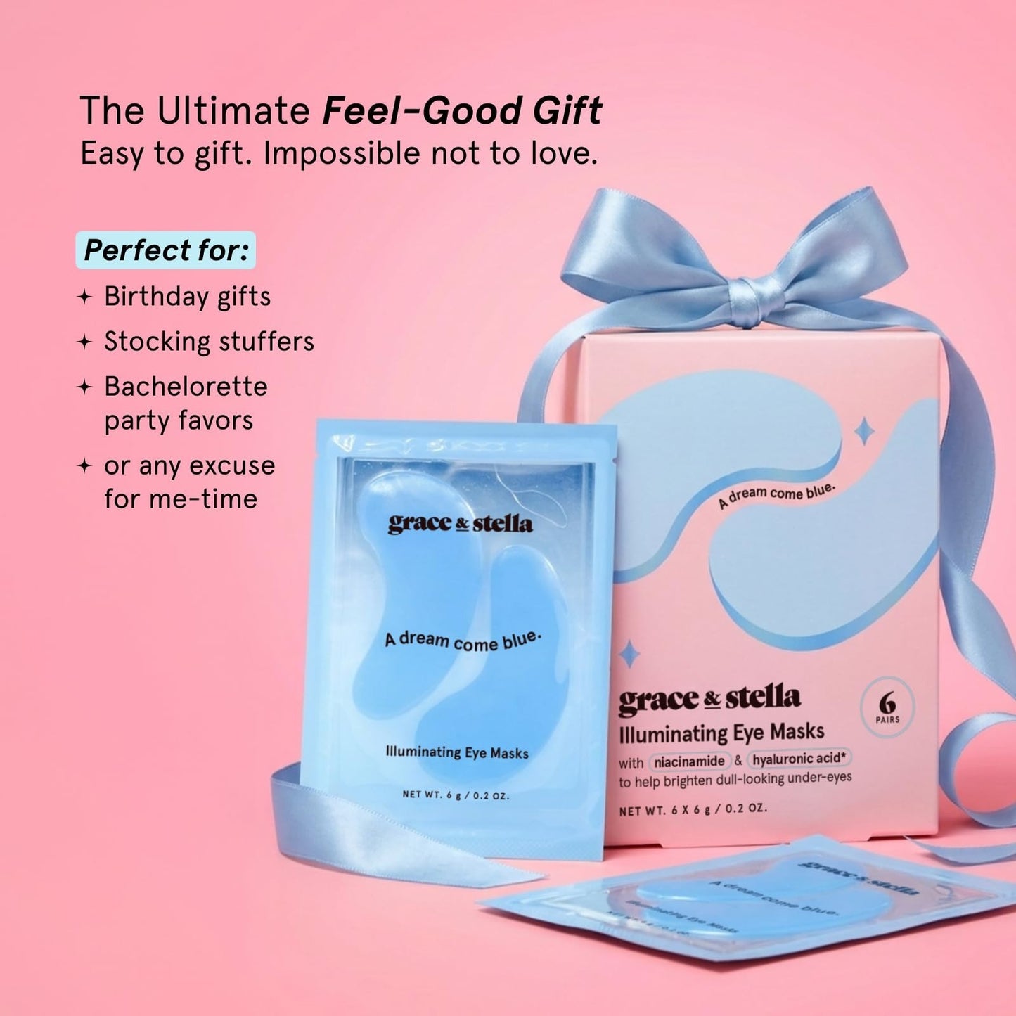 Under Eye Masks - Reduce Dark Circles, Puffy Eyes, Wrinkles - 48 Gel Patches, Ve8