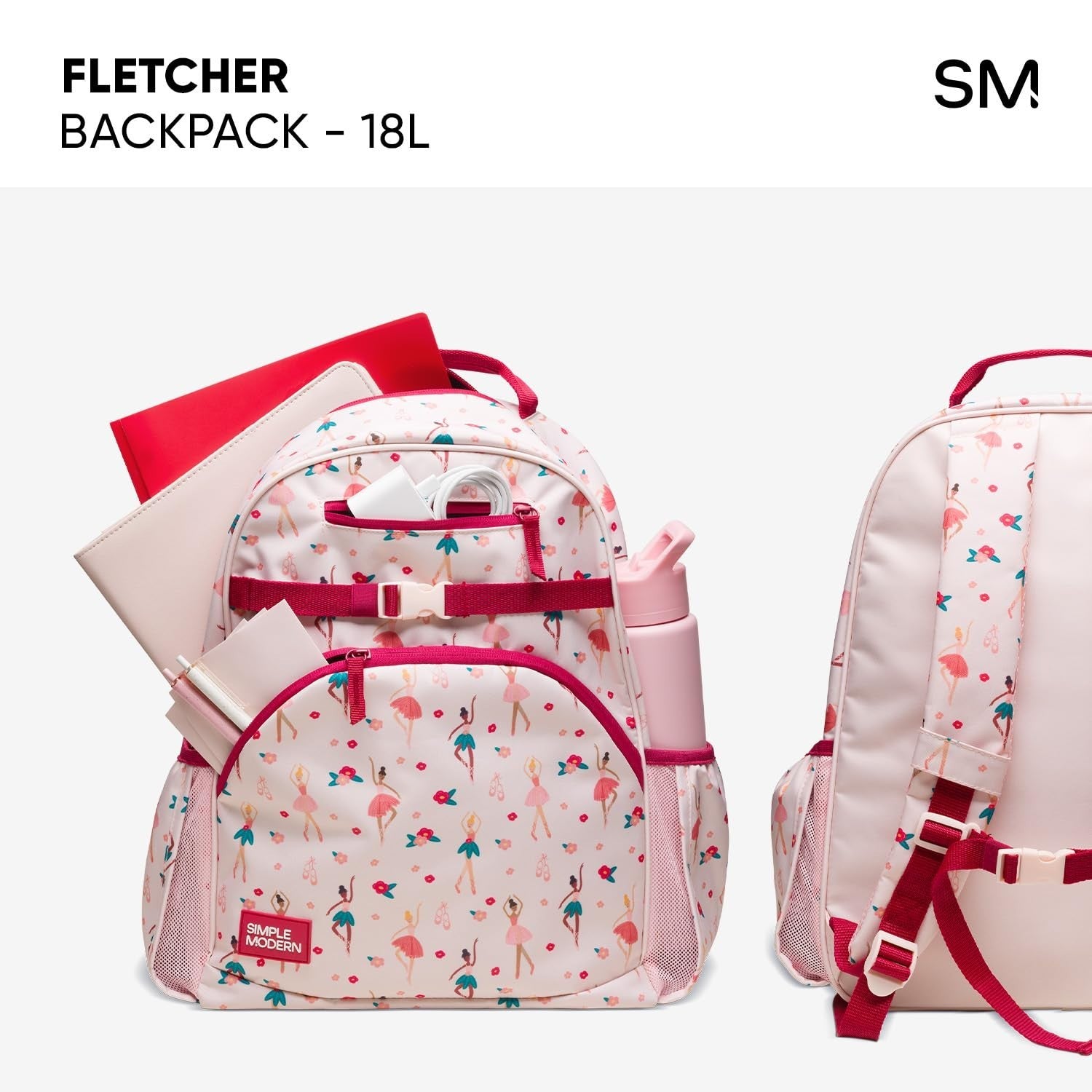 Kids School Backpack 18L | Unisex Confetti Design | Lightweight & Durable5