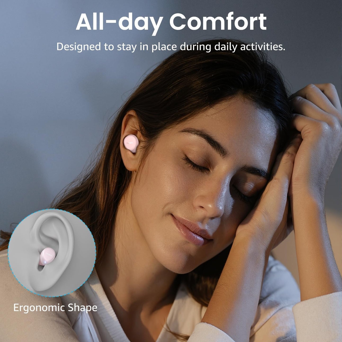 Wireless Earbuds Bluetooth 5.3, IPX5 Waterproof, AI Call Mics, Premium Sound, Ch6