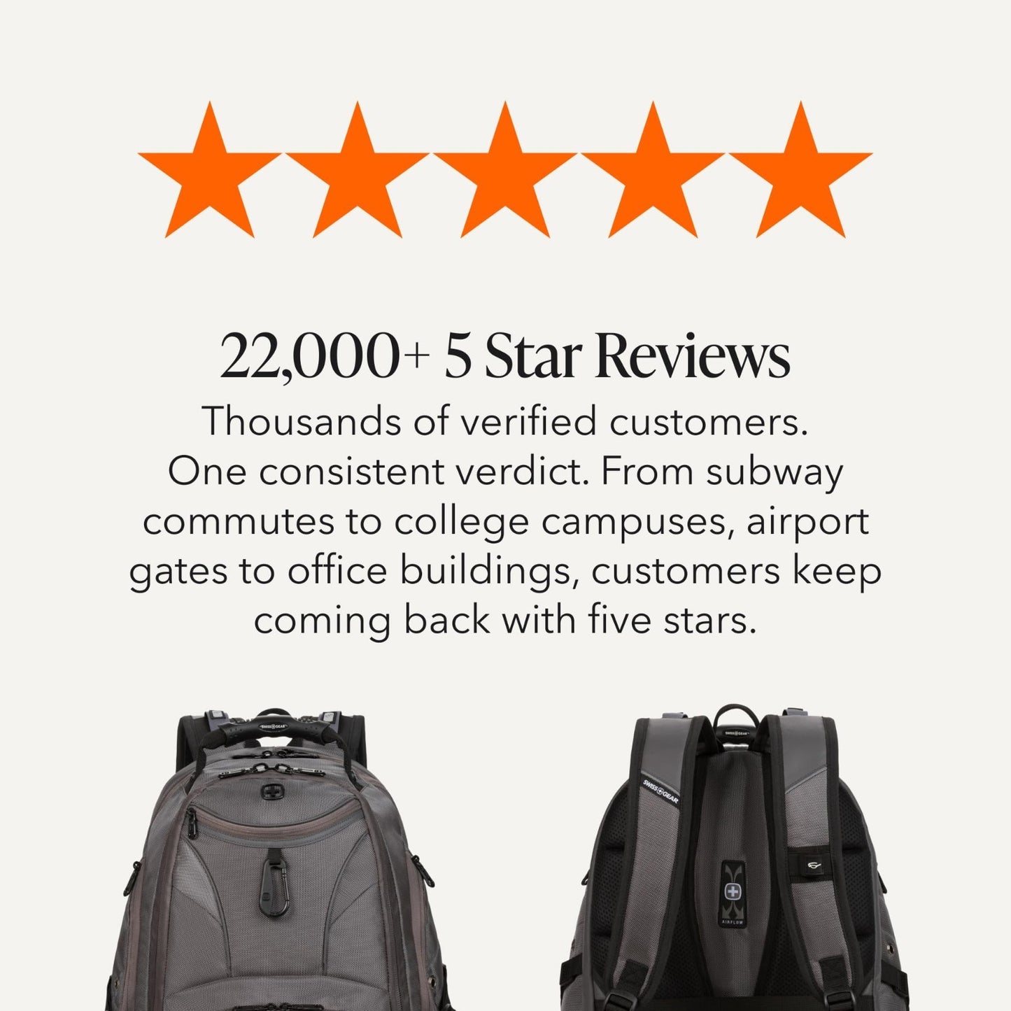 17 Inch Laptop Backpack, TSA Friendly Lay Flat Design, RFID Protection, Tablet P8