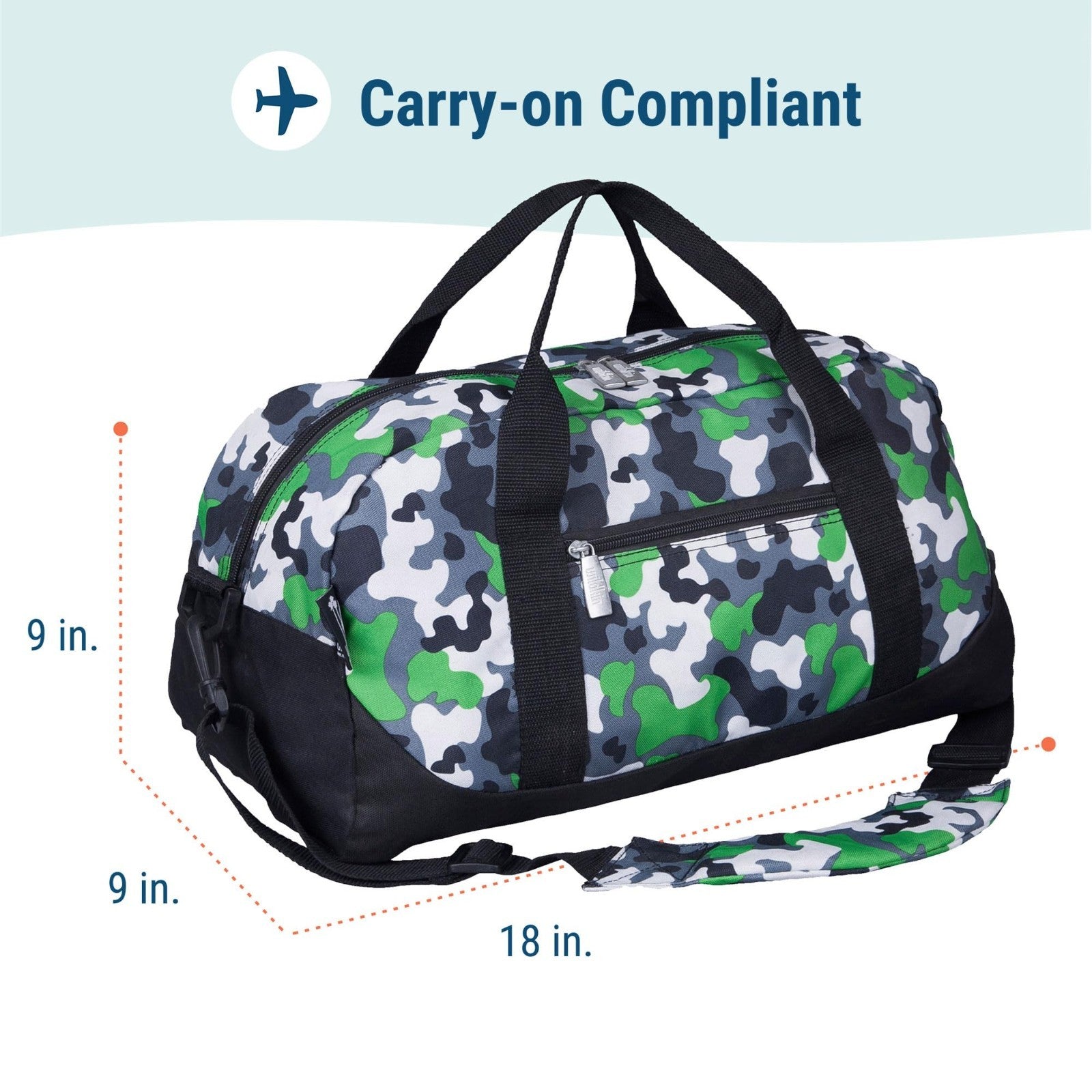 Kids Overnighter Duffel Bag - Carry-On Size, Perfect for School & Sleepovers - G3