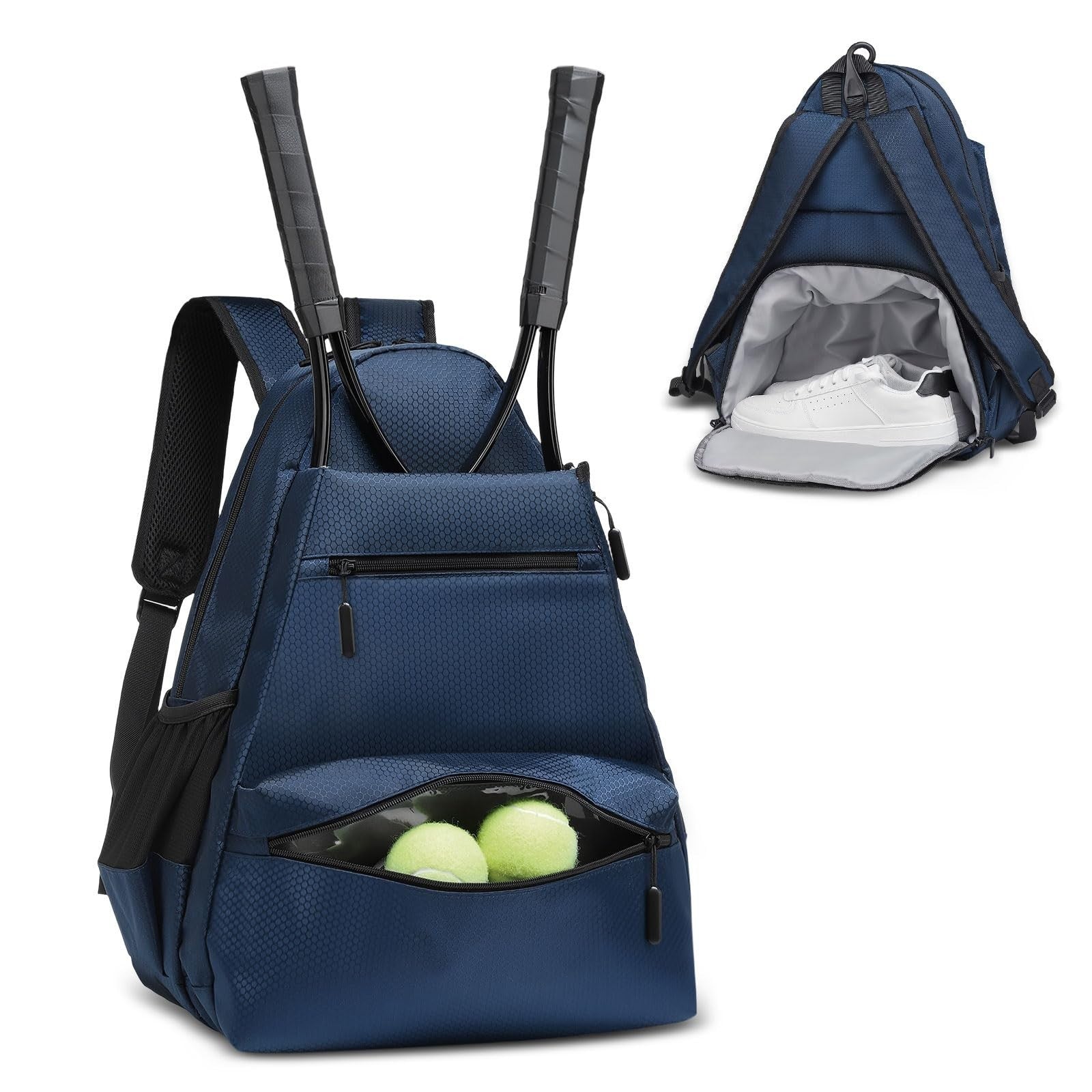 Optimized eBay Title:  Waterproof Tennis Backpack with Shoe Compartment, Wet/Dr1