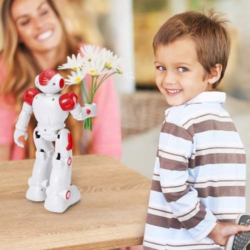 Programmable RC Robot Toy for Kids   Gesture Control, Smart Remote, Gift for Age2