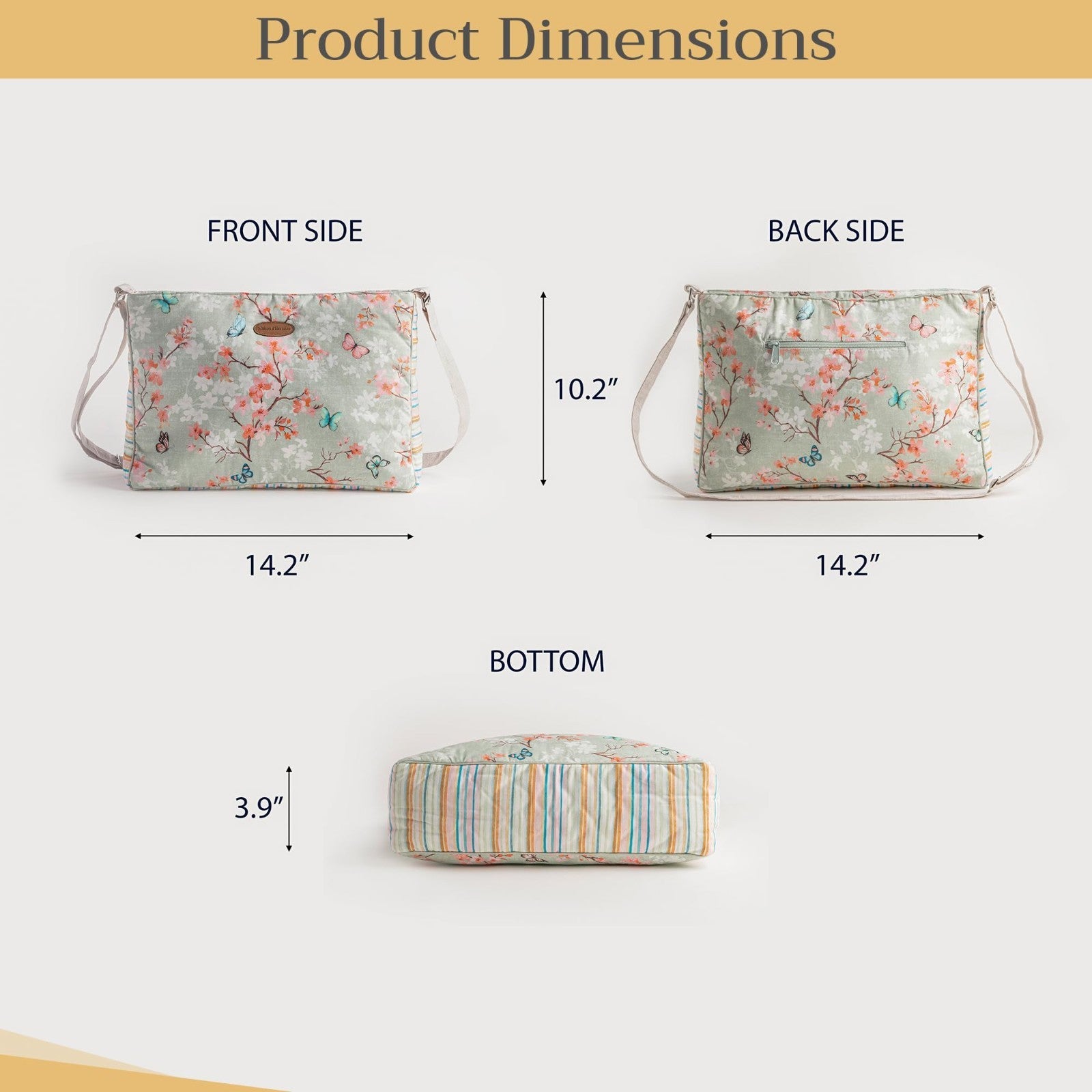 Stylish Cotton Shoulder Bag for Women   Versatile Handbag, Everyday Use, Fashion5