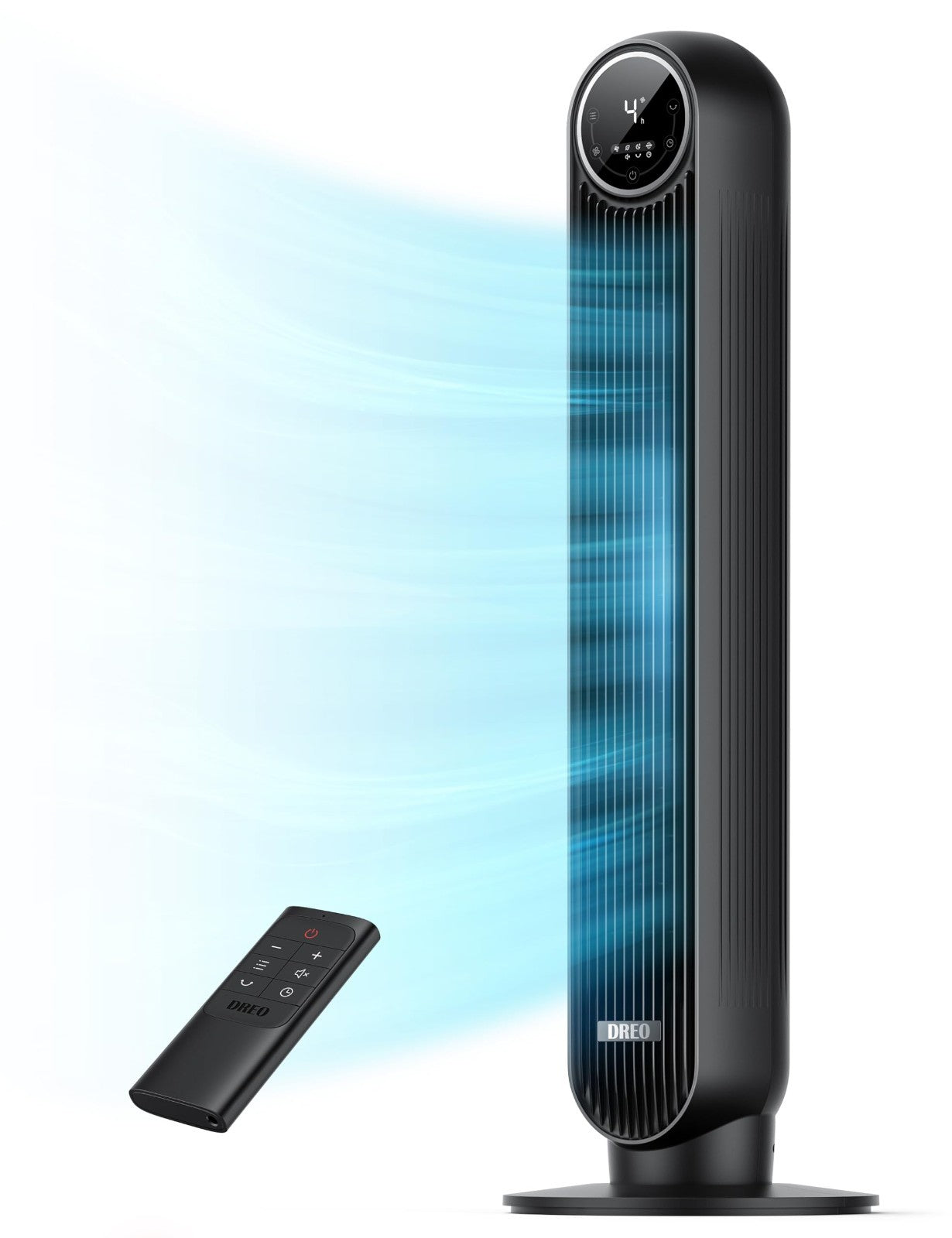 Bladeless Tower Fan with 28ft/s Velocity, 20dB Ultra Quiet, 8 Speeds, 90° Oscill1