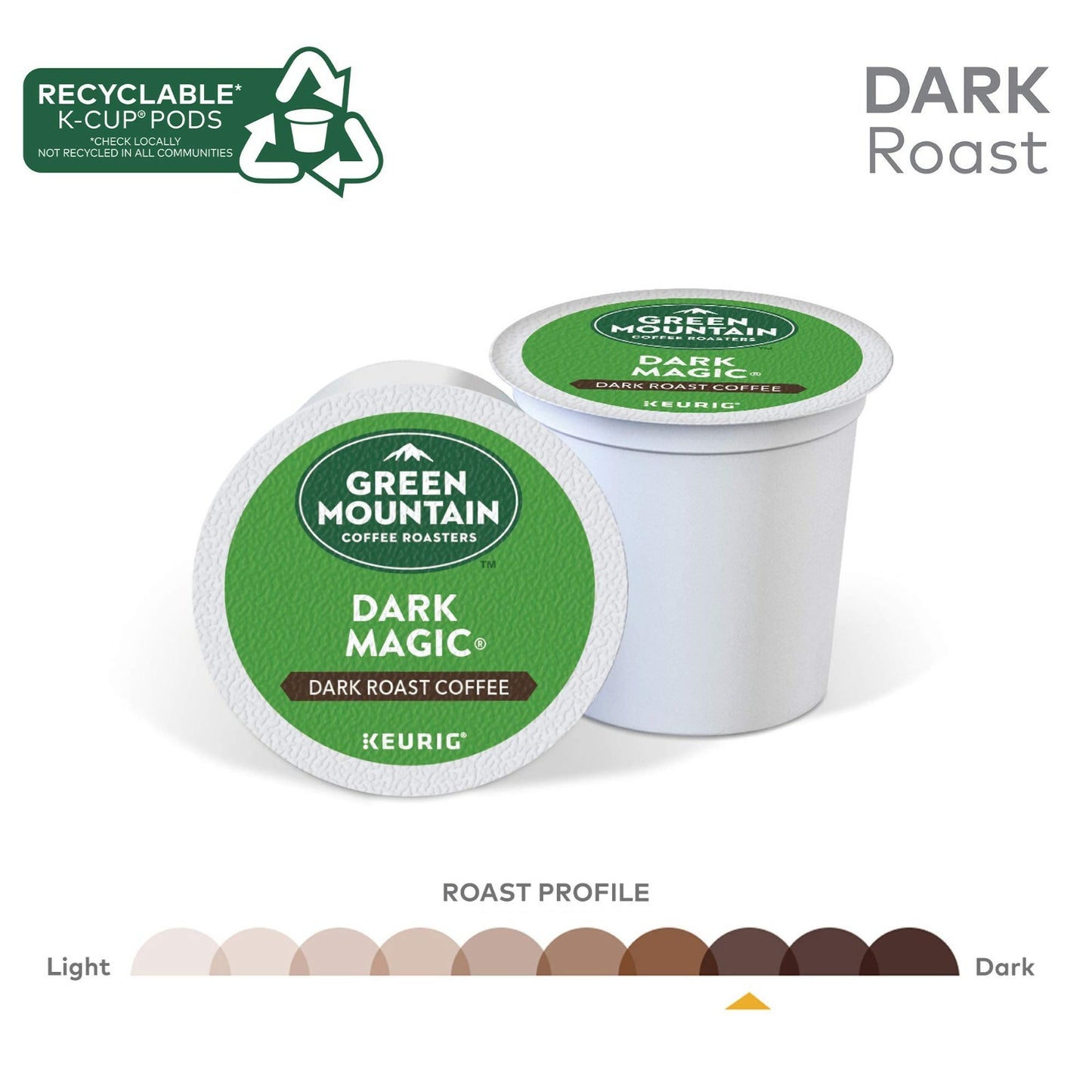 Dark Magic Dark Roast Coffee Pods for Keurig, Single Serve K Cups, 24 Count3