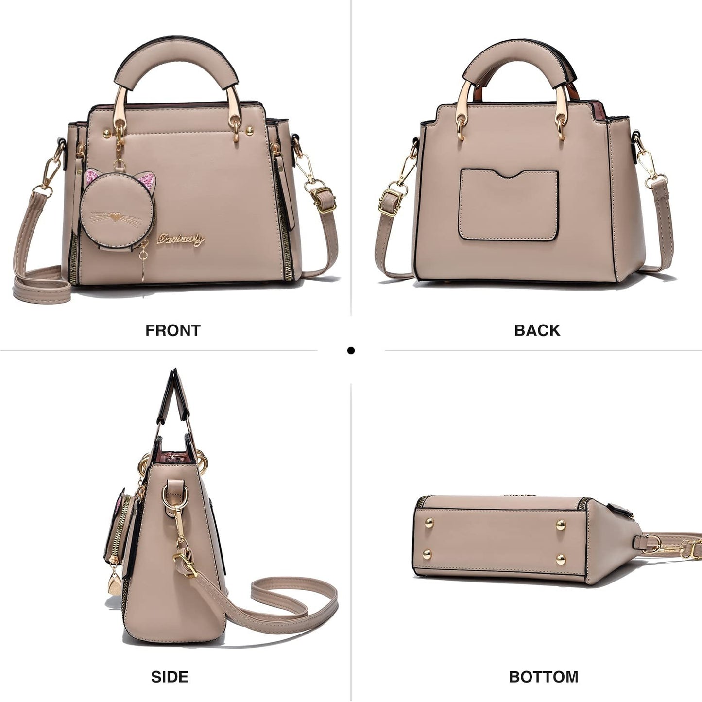 Stylish Women's Crossbody Handbags - Top Handle Satchel & Small Tote Bags3