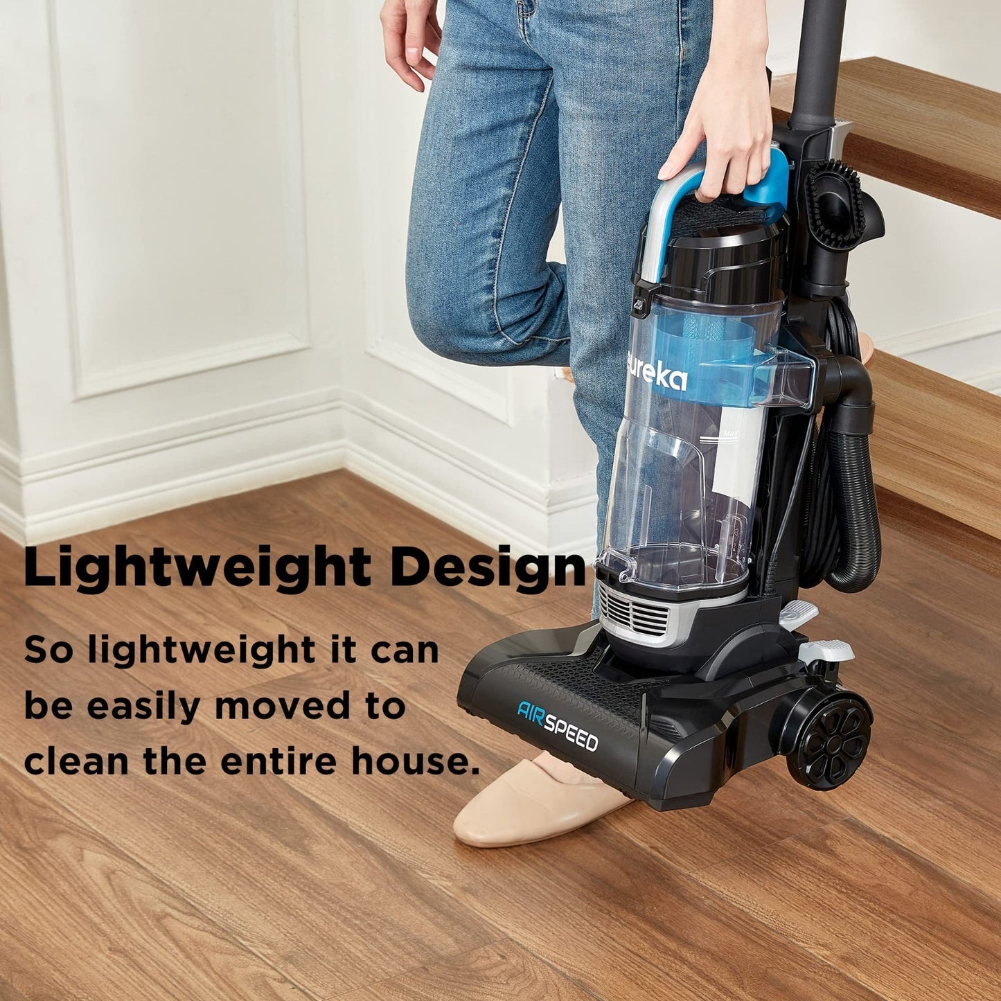 Ultra-Lightweight Pet Hair Upright Vacuum Cleaner, 7.7 lb, Carpet & Hard Floor,2
