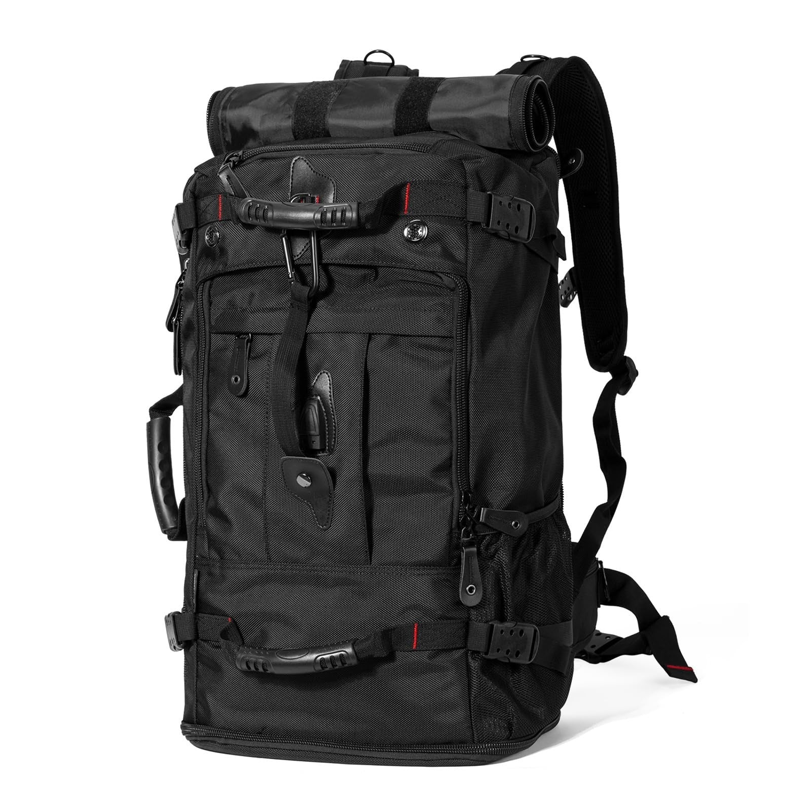 Large Capacity Travel Hiking Sports Backpack Duffle Bag 45L Convertible Laptop B1