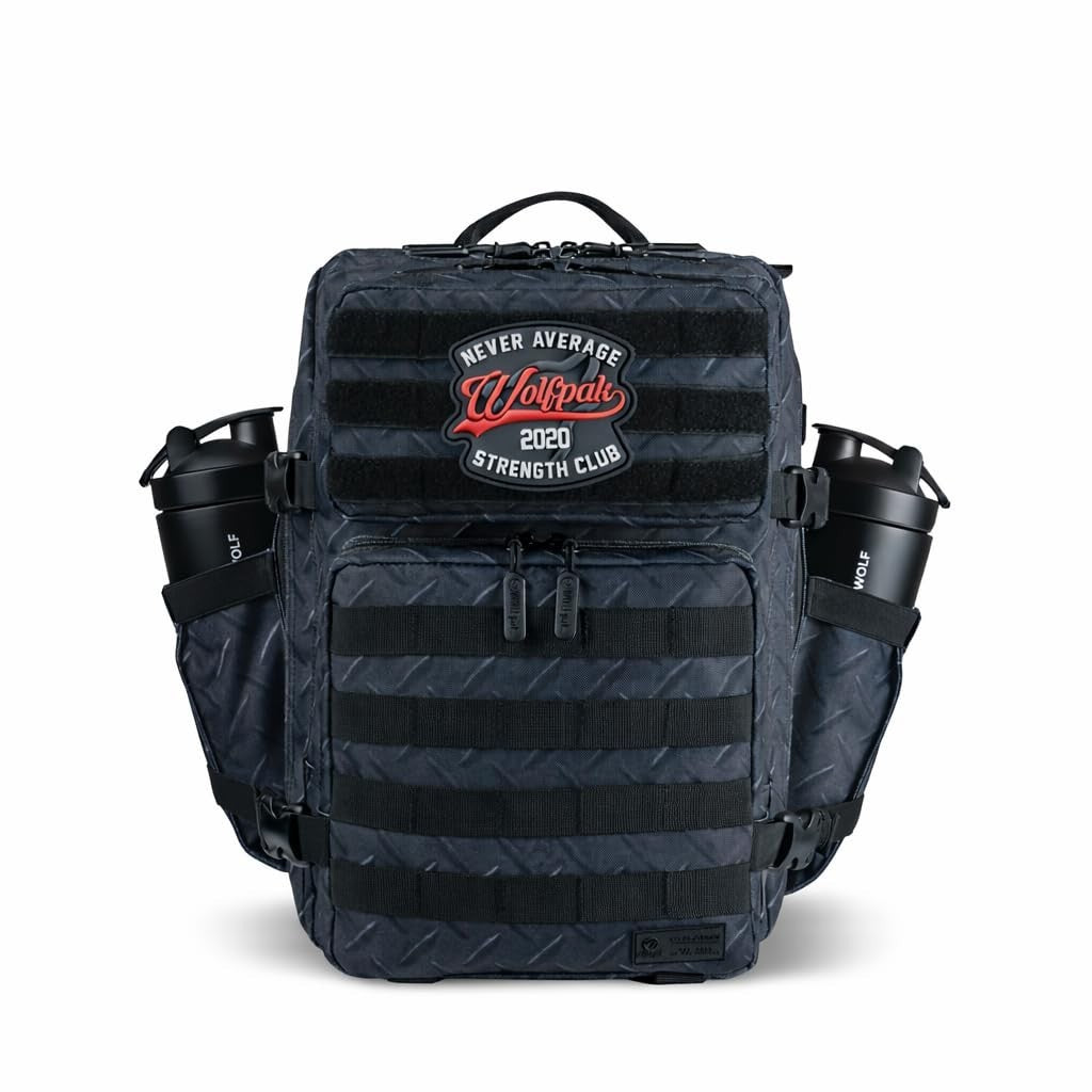 Durable 35L Waterproof Gym Backpack   1000D Oxford, MOLLE Webbing, Laptop Pocket1